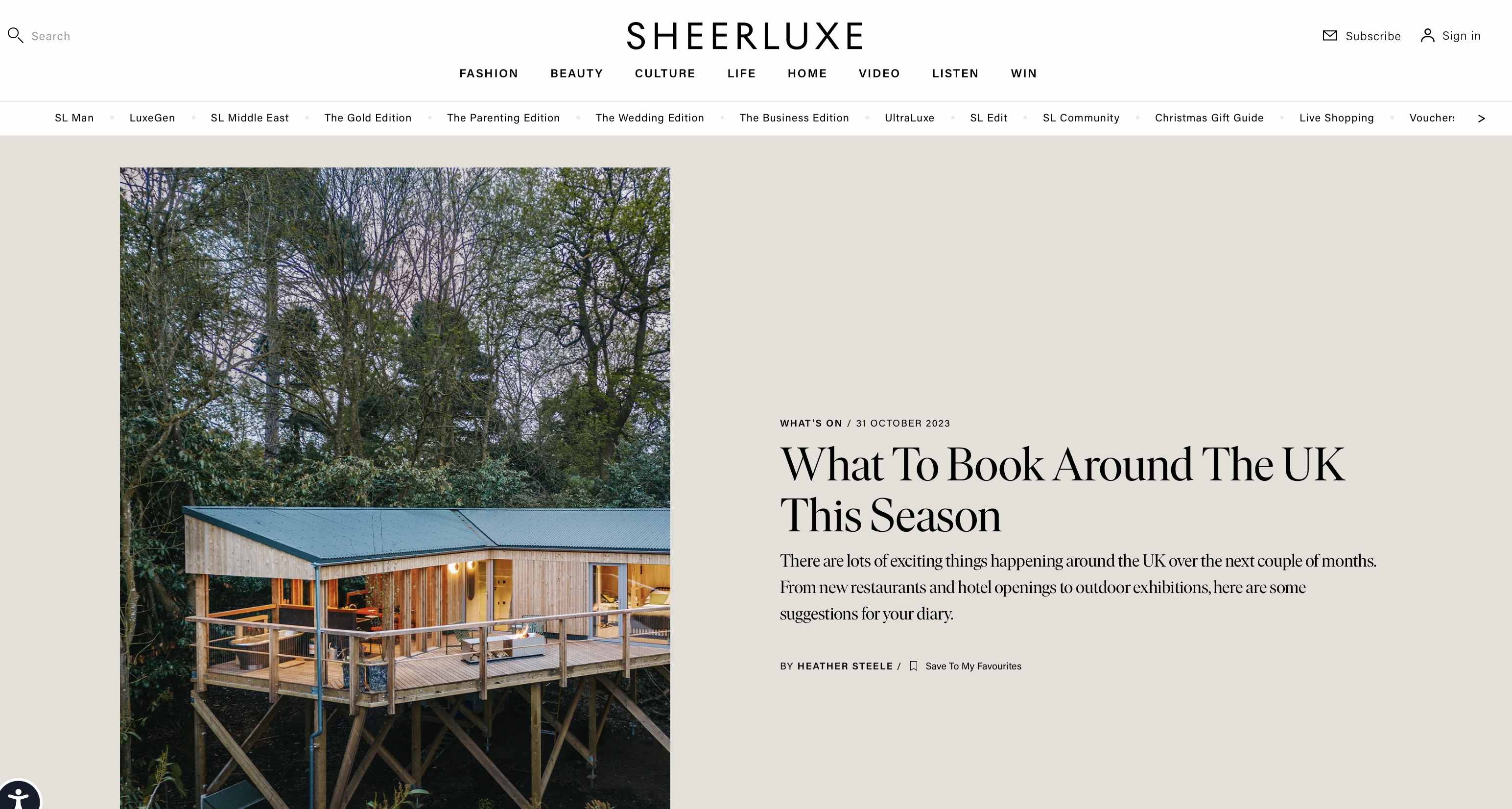 The Garnered - Sheerluxe Cover