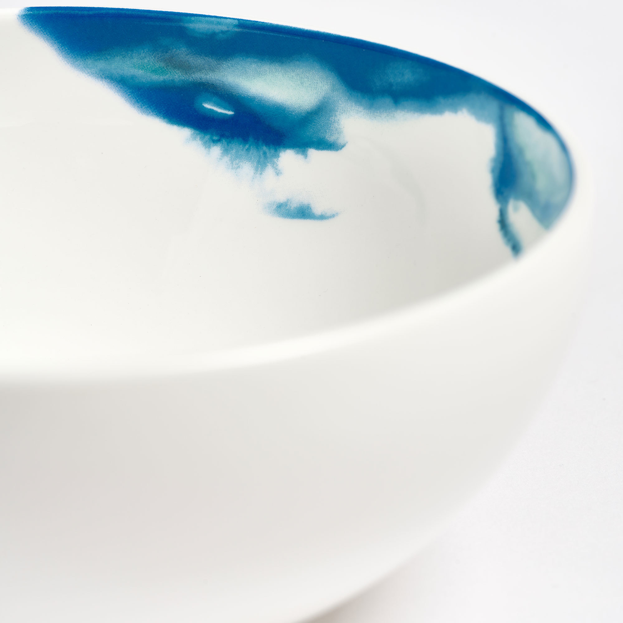 1882 Ltd x Deborah M Allen Jenny Fine Bone China Cereal Bowls - 1882 Jenny Ceramics The Garnered Bowl Detail