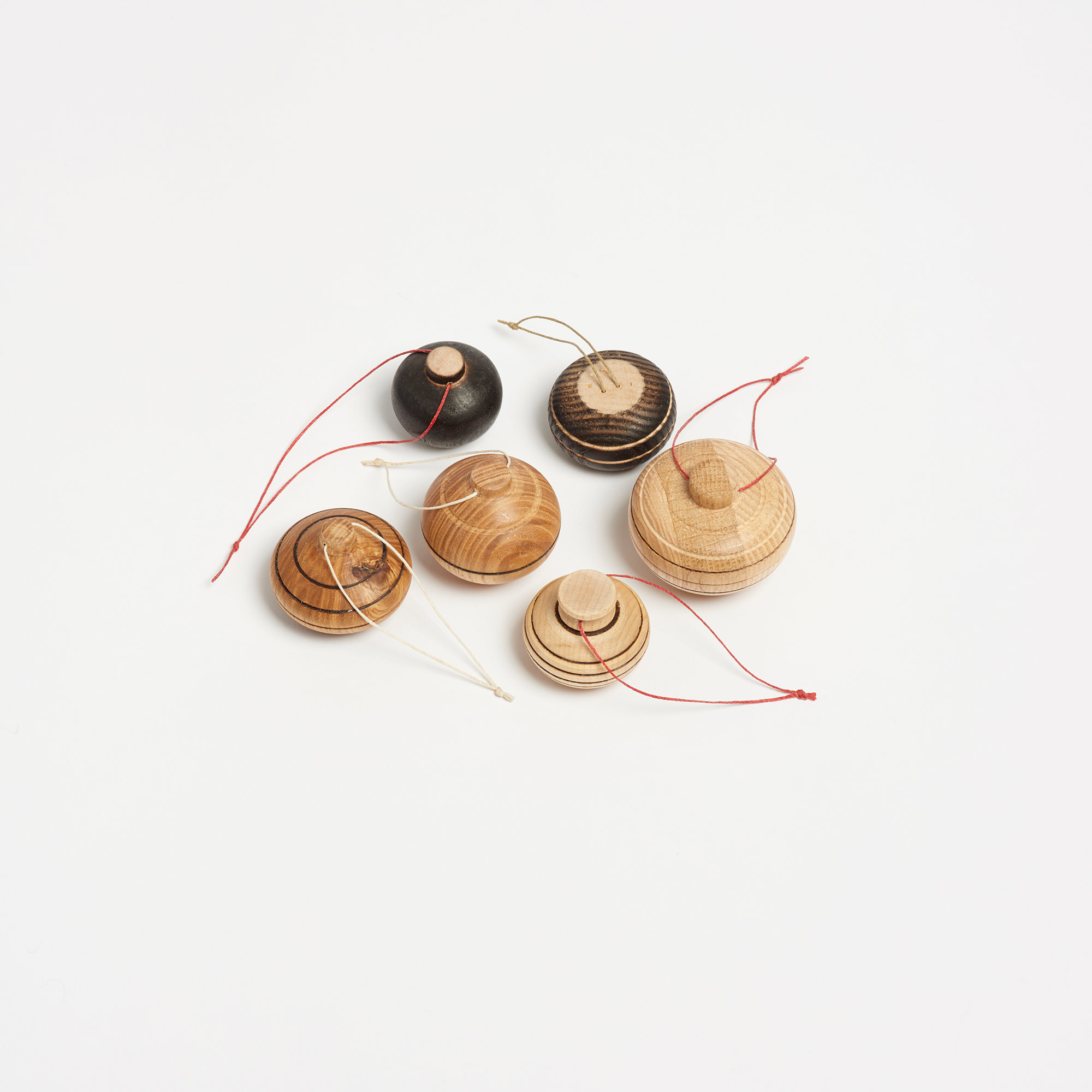 Hand-Turned Wooden Bauble Decorations - Baubles Alice Blogg Wood The Garnered 29