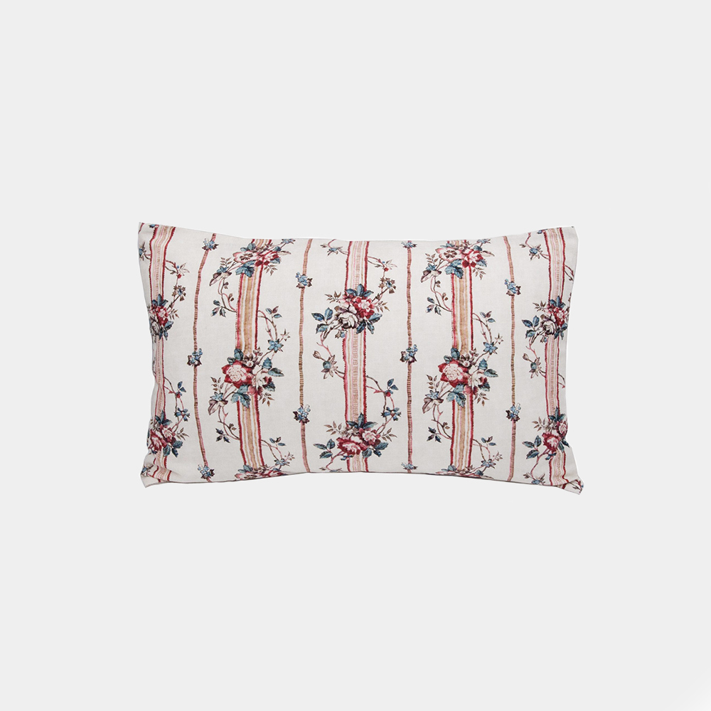 Ruth Ribeaucourt x Antoinette Poisson 'Rayures Provençales' Cushion - The Garnered Antoinette Poisson Ruth Ribeaucourt Rayures Provencales Cushino L