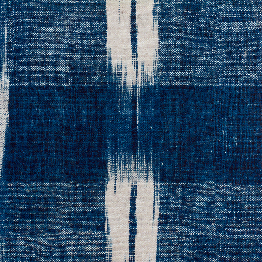 Ruth Ribeaucourt x Antoinette Poisson 'Flammé Indigo' Wallpaper - The Garnered Antoinette Poisson Flamme Indigo Wallpaper