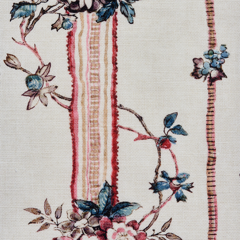 Ruth Ribeaucourt x Antoinette Poisson 'Rayures Provençales' Cushion - The Garnered Antoinette Poisson Rayures Provencales Fabric