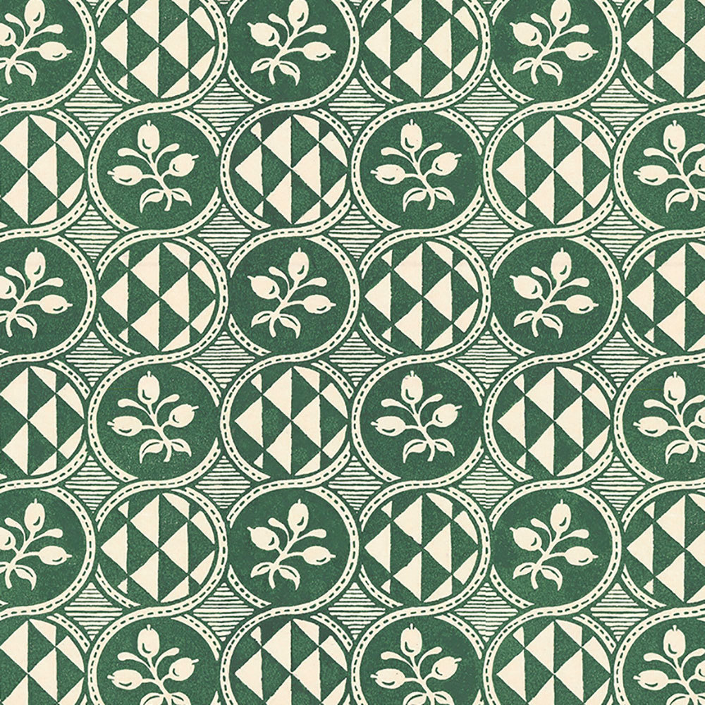 'Olives' Wallpaper in Green - The Garnered Antoinette Poisson Olives Wallpaper Green Full