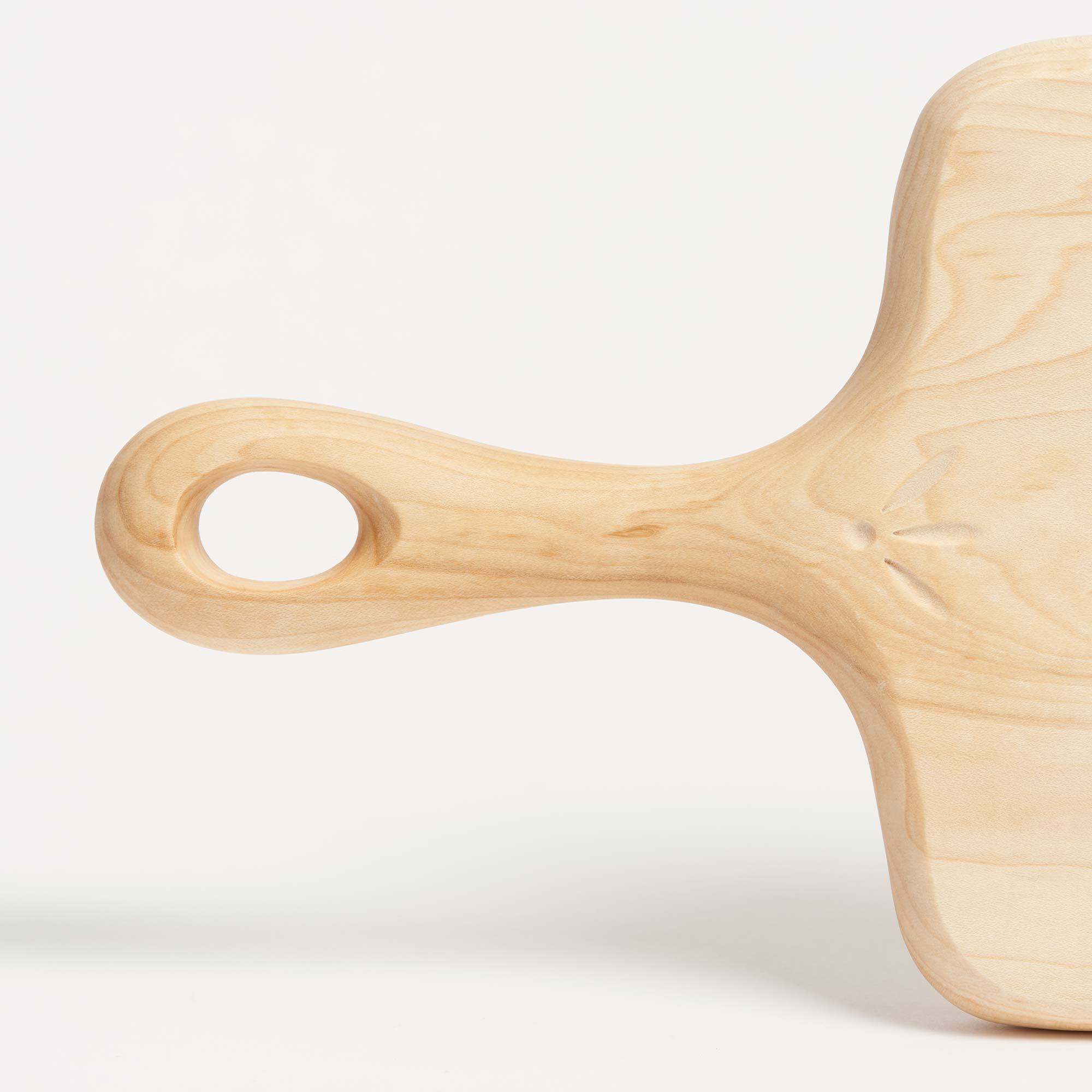 Medium Maple Cutting Board with Double Handles - Blackcreek Mercantile Double Handle Cutting Board Wood The Garnered 29