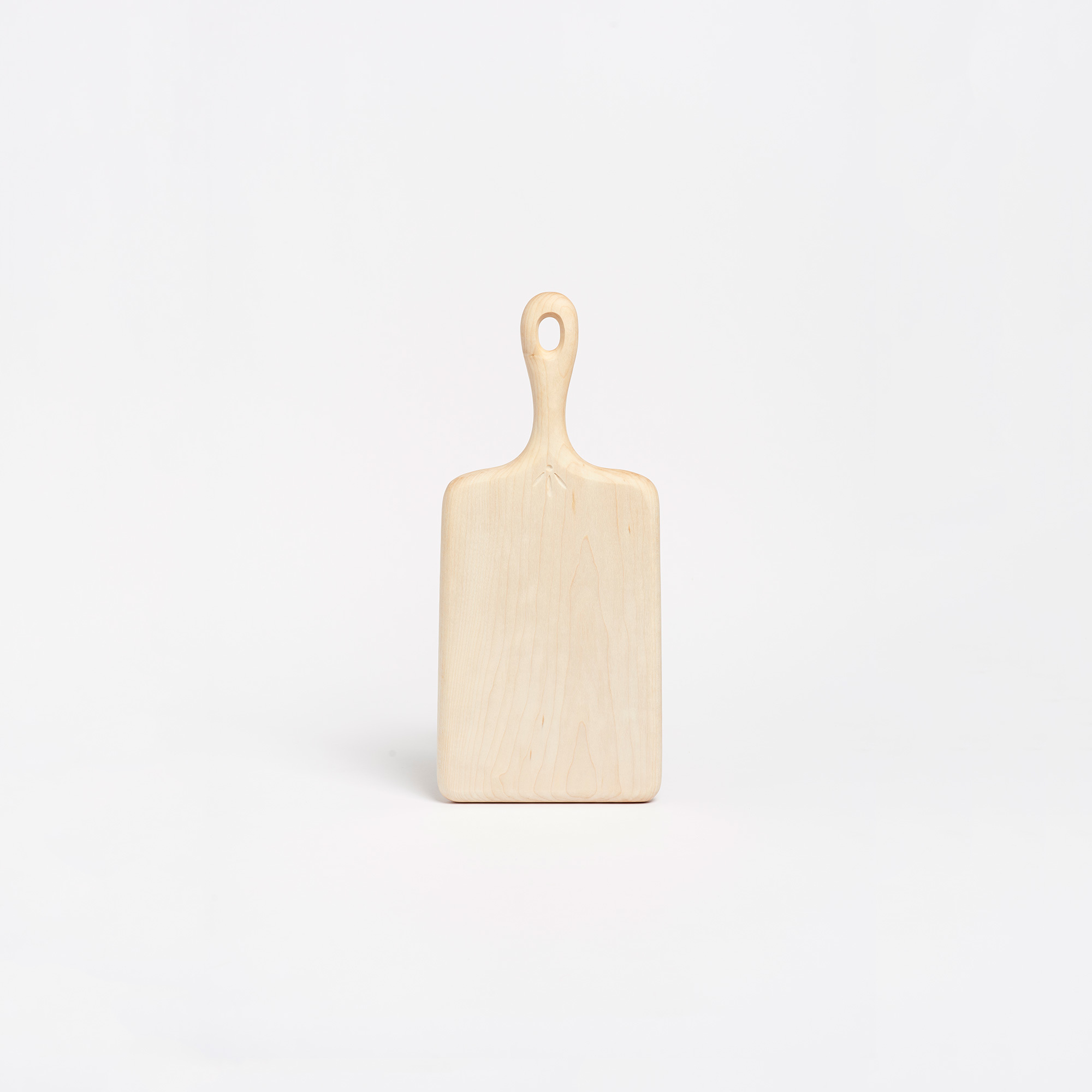 Small Maple Cutting Board With Carved Handle The Garnered Small Maple Cutting Board With Carved Handle