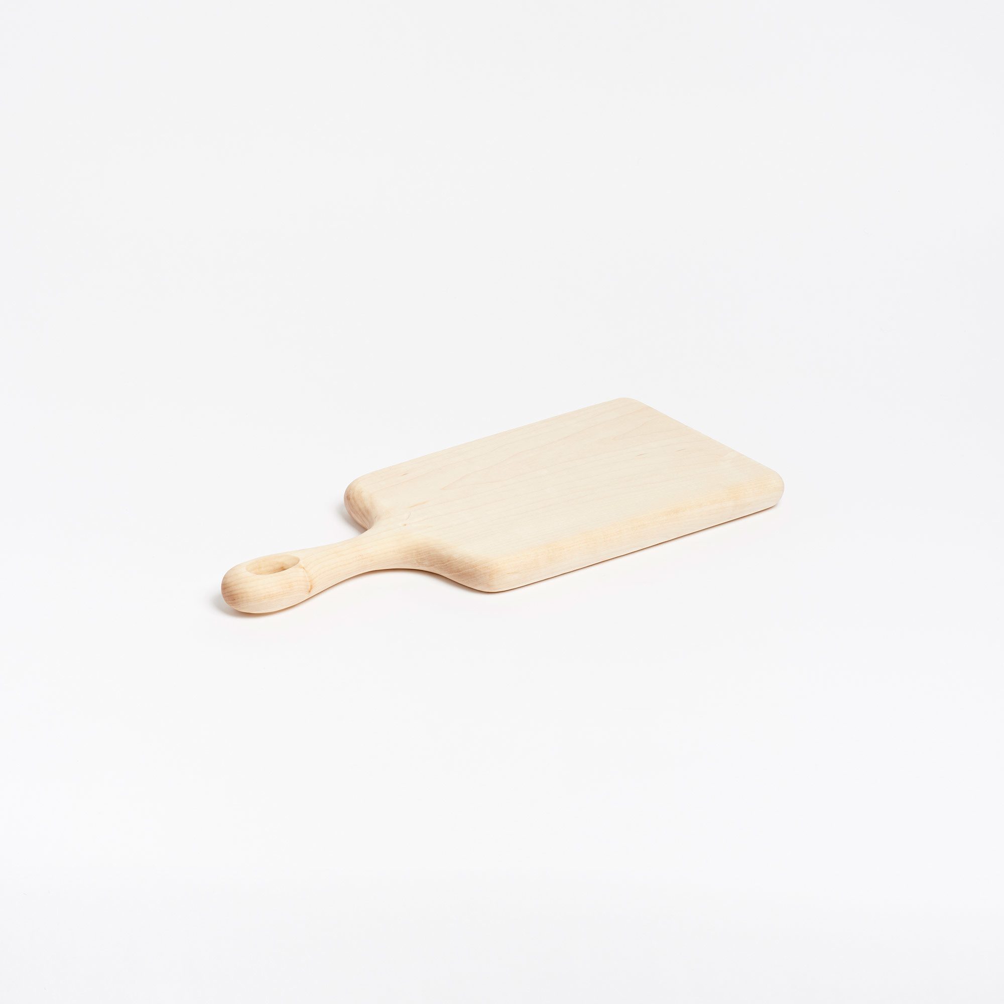 Small Maple Cutting Board with Carved Handle - Blackcreek Mercantile Maple Cutting Board Wood The Garnered 45