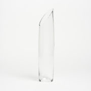 Swedish Crystal Slanted Lip Decanter - Slanted Lip Decanter Deborah Ehrlich Glassware The Garnered 5