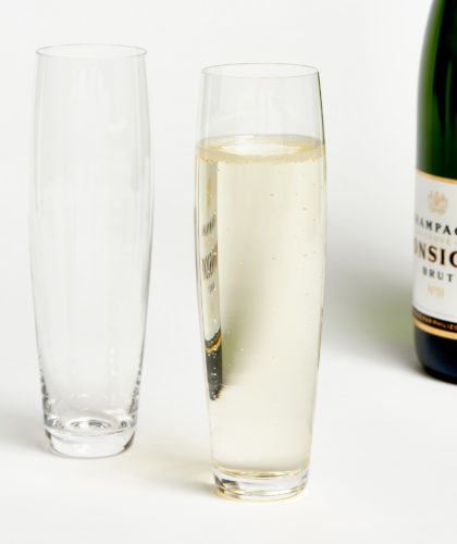 The Garnered - Curved Champagne Glass Deborah Ehrlich Glassware The Garnered 48