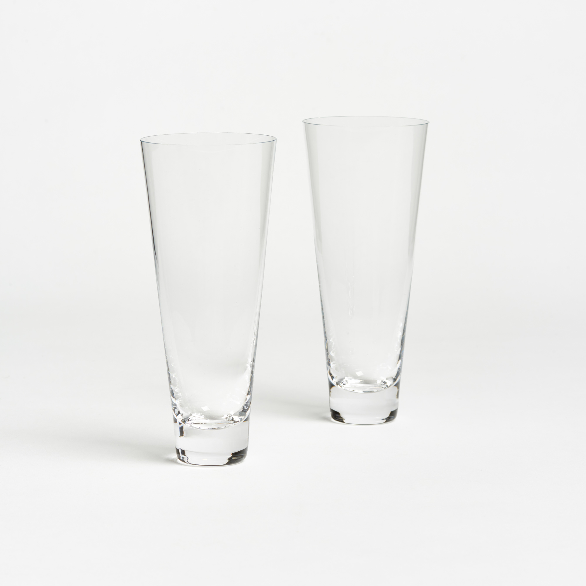 Pair of Simple Swedish Mouthblown Crystal Cocktail Glasses - Cocktail Glass Deborah Ehrlich Glassware The Garnered 29