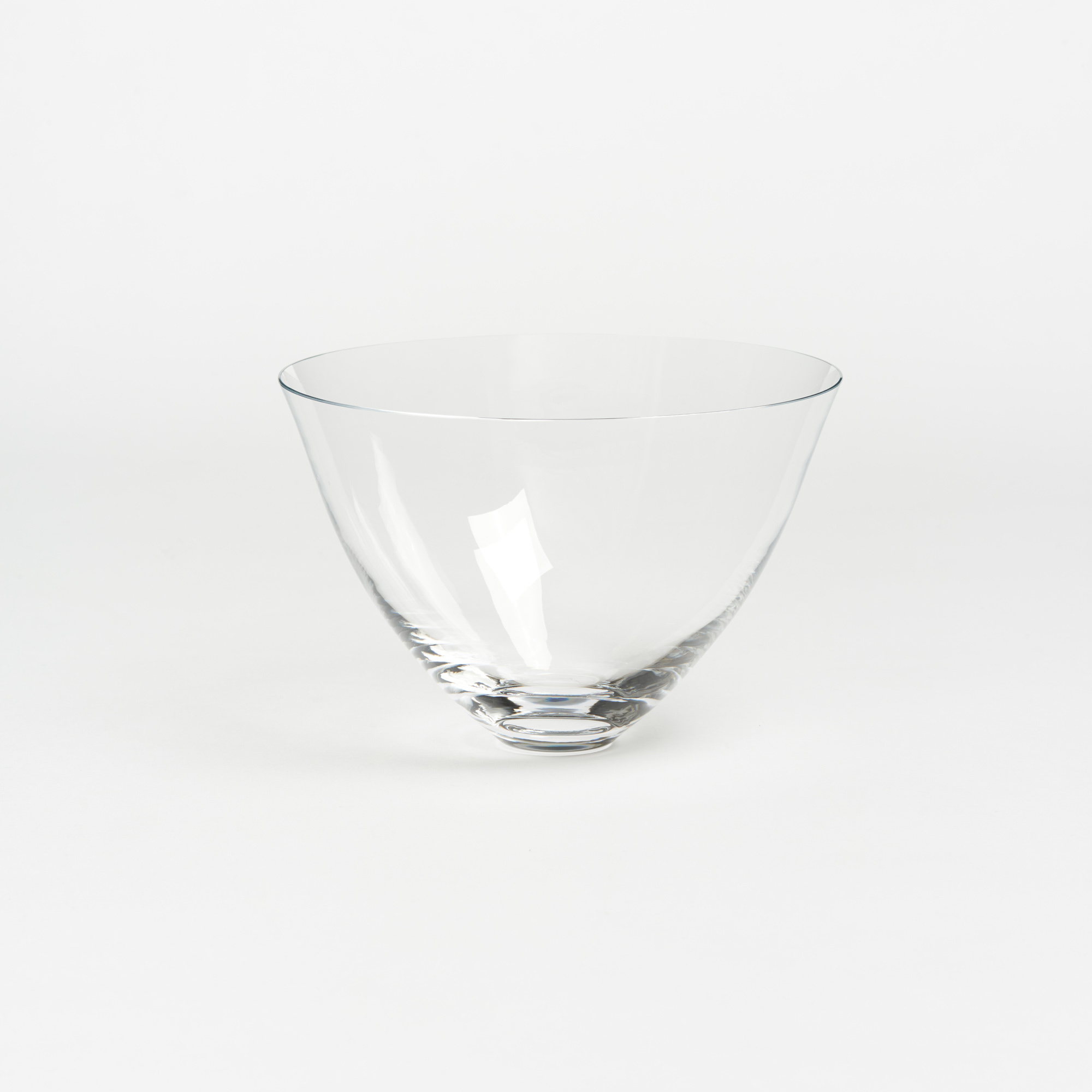 Set of 3 Swedish Crystal Bowls - Medium Crystal Bowl Deborah Ehrlich Glassware The Garnered 40