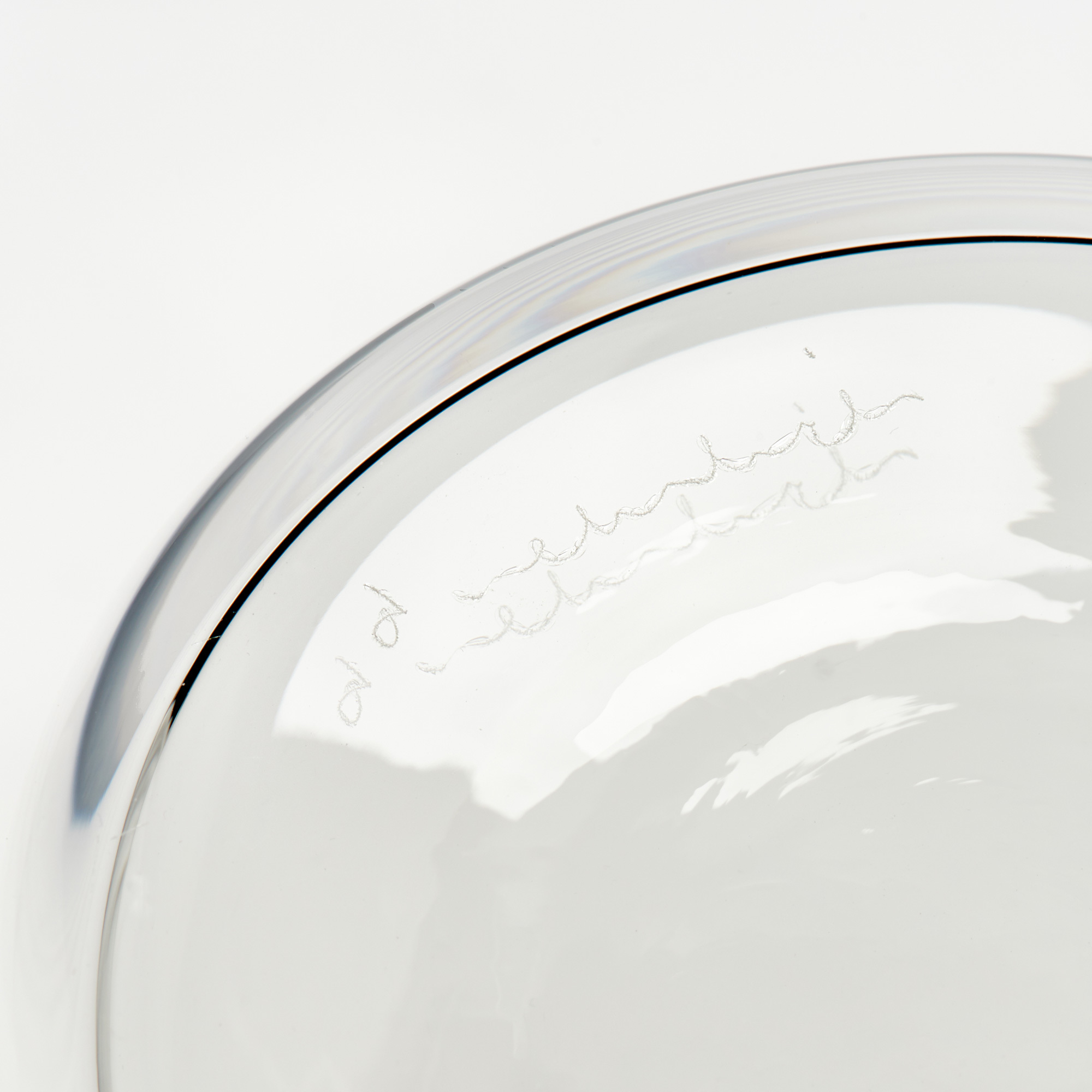 Simple Swedish Crystal Canister Forget-Me-Not Vase - Signature Deborah Ehrlich Glassware The Garnered 62B