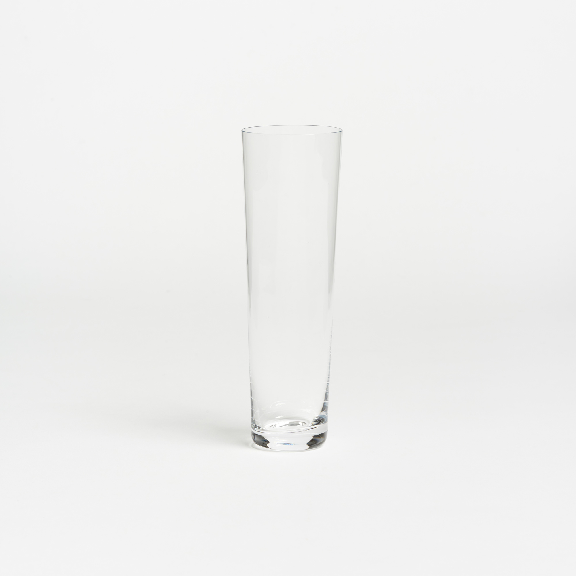Pair of Simple Swedish Crystal Straight Champagne Glasses - Straight Champagne Glass Deborah Ehrlich Glassware The Garnered 33