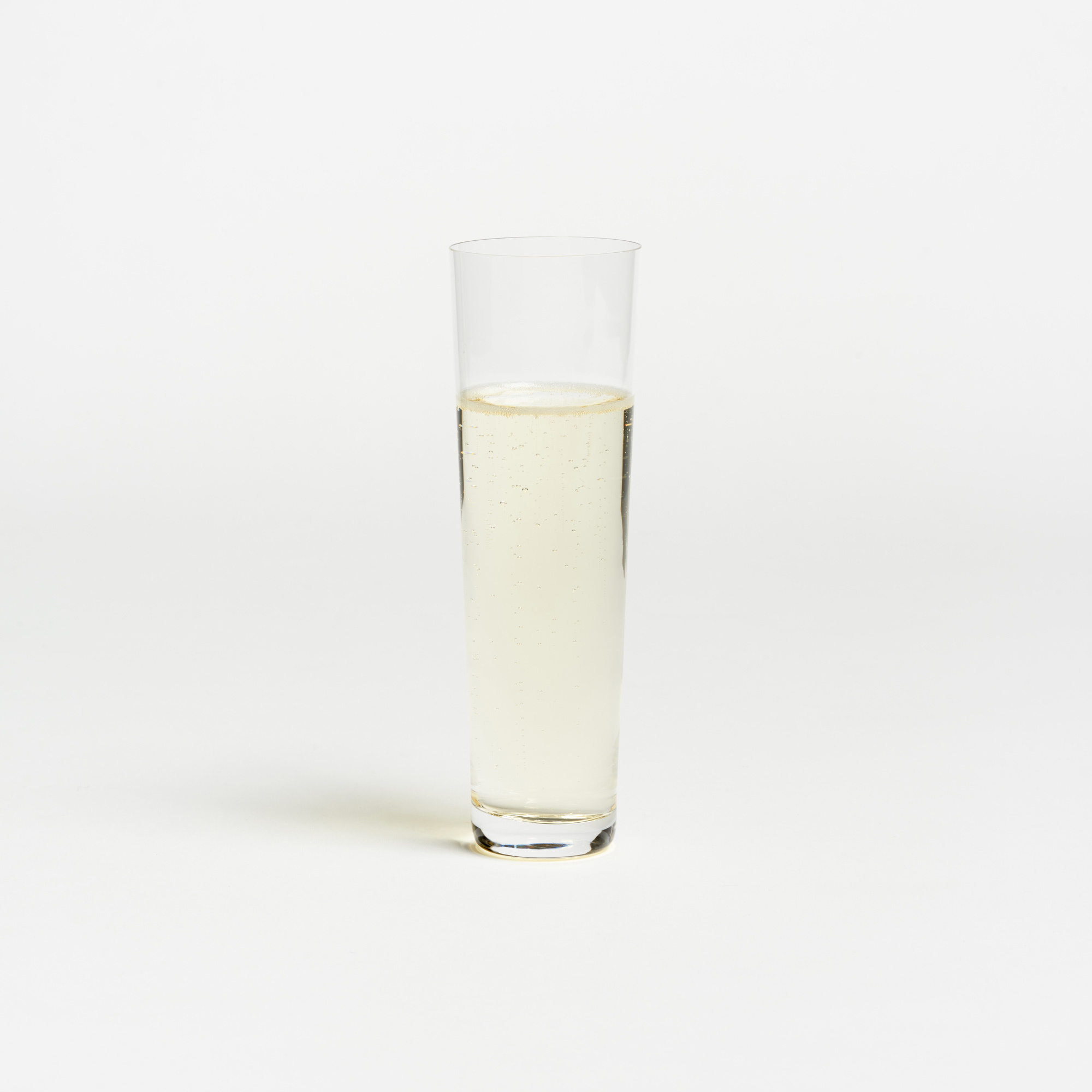 Pair of Simple Swedish Crystal Straight Champagne Glasses - Straight Champagne Glass Deborah Ehrlich Glassware The Garnered 34