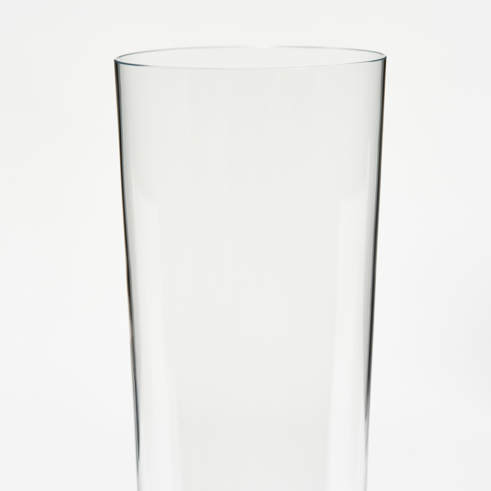 Pair of Simple Swedish Crystal Straight Champagne Glasses - Straight Champagne Glass Deborah Ehrlich Glassware The Garnered 50