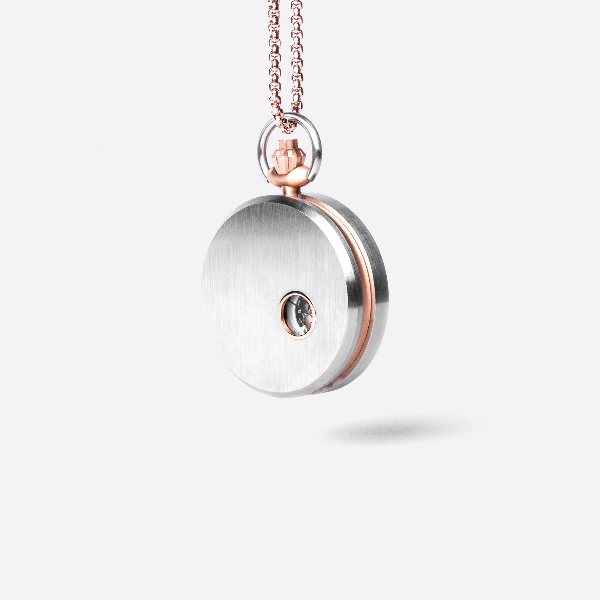 Rehab 40 S Rose Gold – Pocket Watch - Fob Rehab 40 S Pink Gold Pocket Watch Fob Watches The Garnered 1