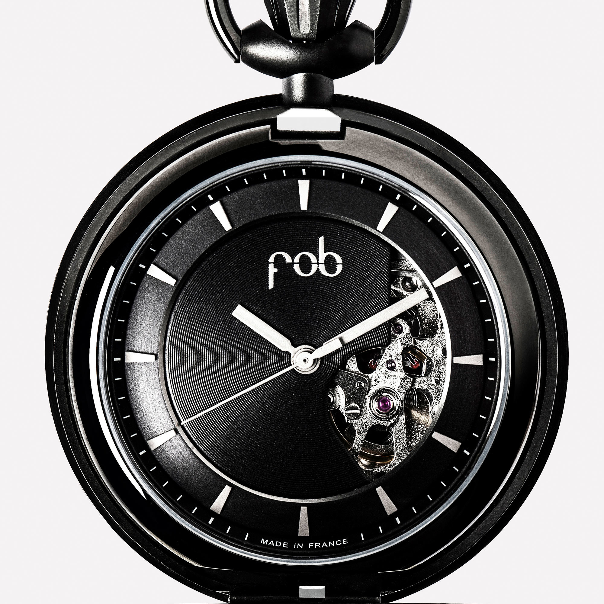 Rehab 40 Steel – Pocket Watch - Fob Rehab 40 S Steel Pocket Watch Fob Watches The Garnered 1