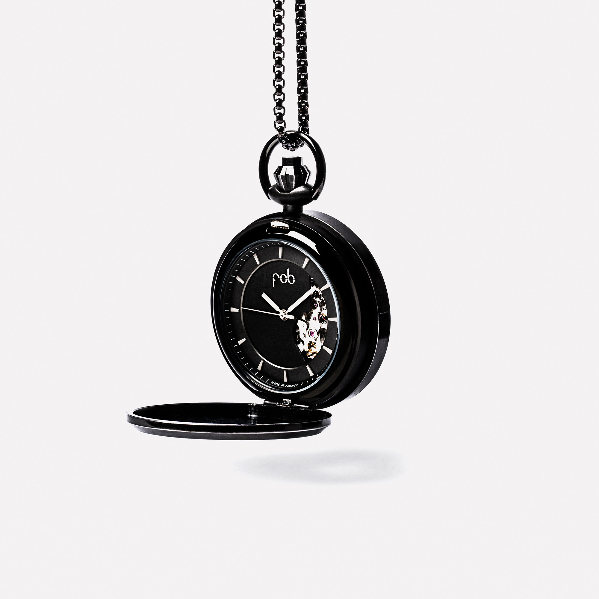 Rehab 40 Steel – Pocket Watch - Fob Rehab 40 S Steel Pocket Watch Fob Watches The Garnered 3
