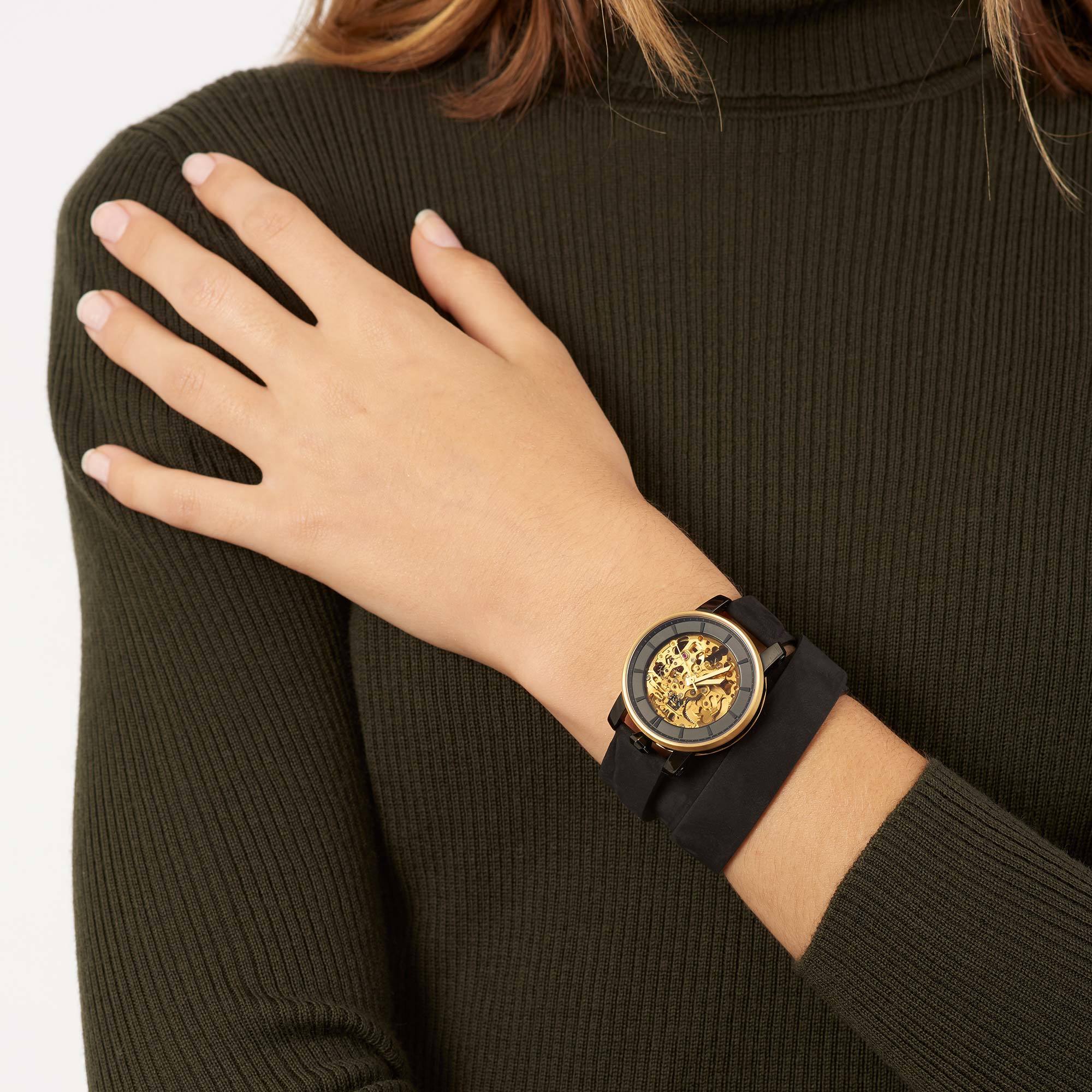 Rehab 360 Gold – Triple Wrap Watch - Rehab 360 Gold Triple Suede Strap Fob Watches The Garnered 51