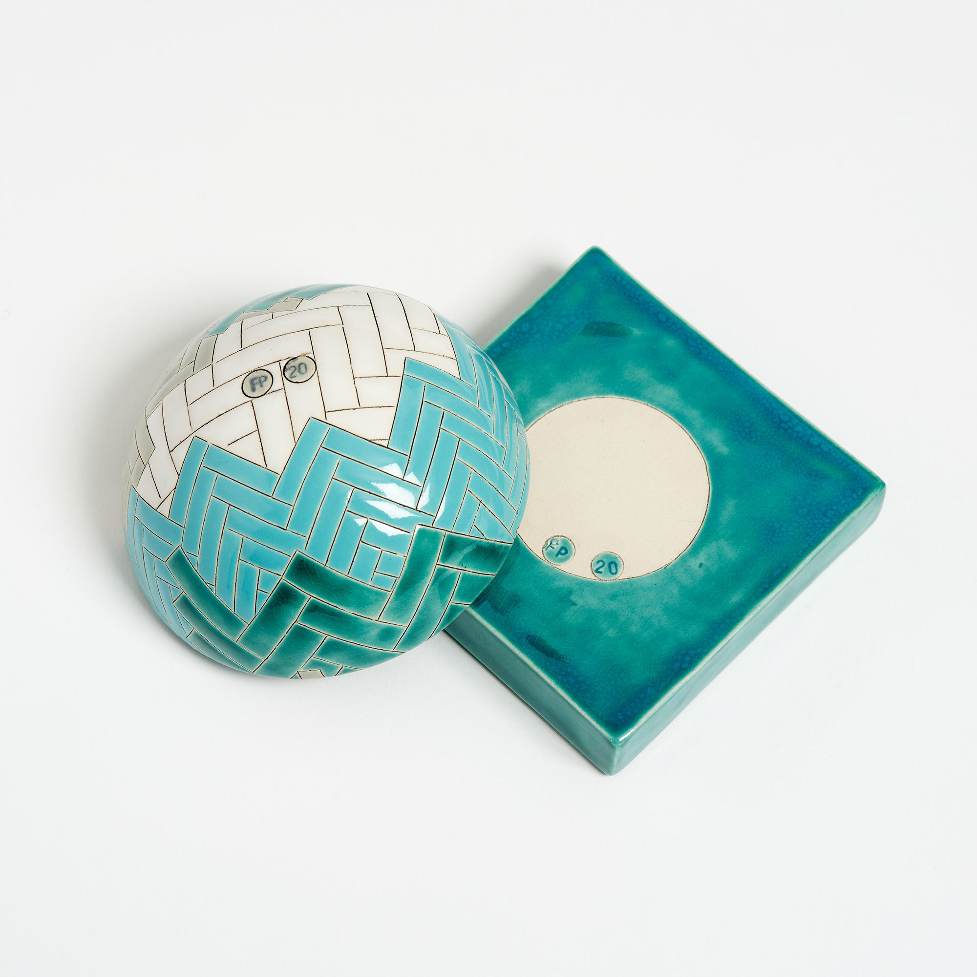 Hand-Crafted Small Ceramic 'Gathering' Bowl - Tresness - Frances Priest Fine Ceramics Gathering Bowl Tresness The Garnered Back
