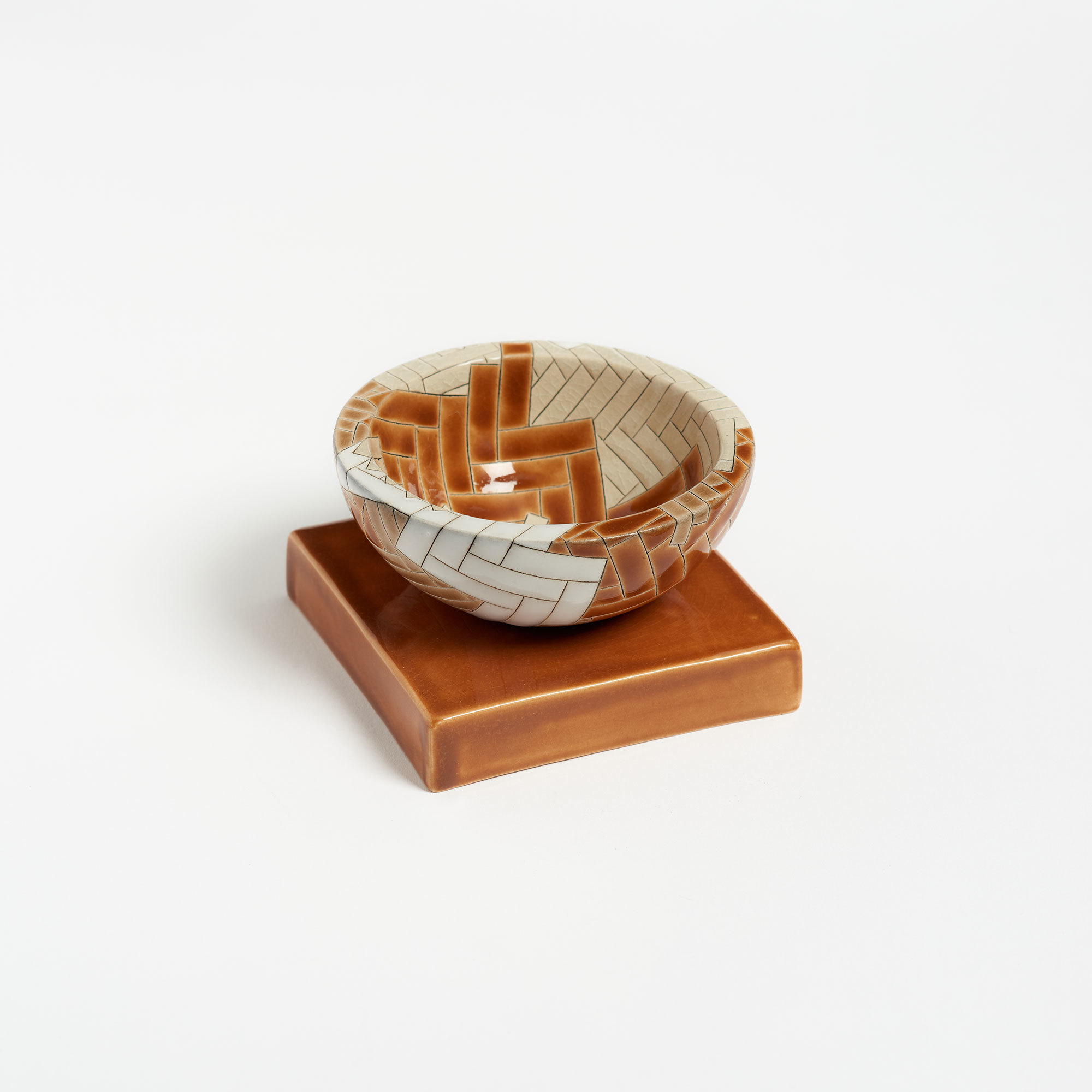 Hand-Crafted Small Ceramic 'Gathering' Bowl - Catasand - Frances Priest Fine Ceramics Gathering Bowl Catasand The Garnered