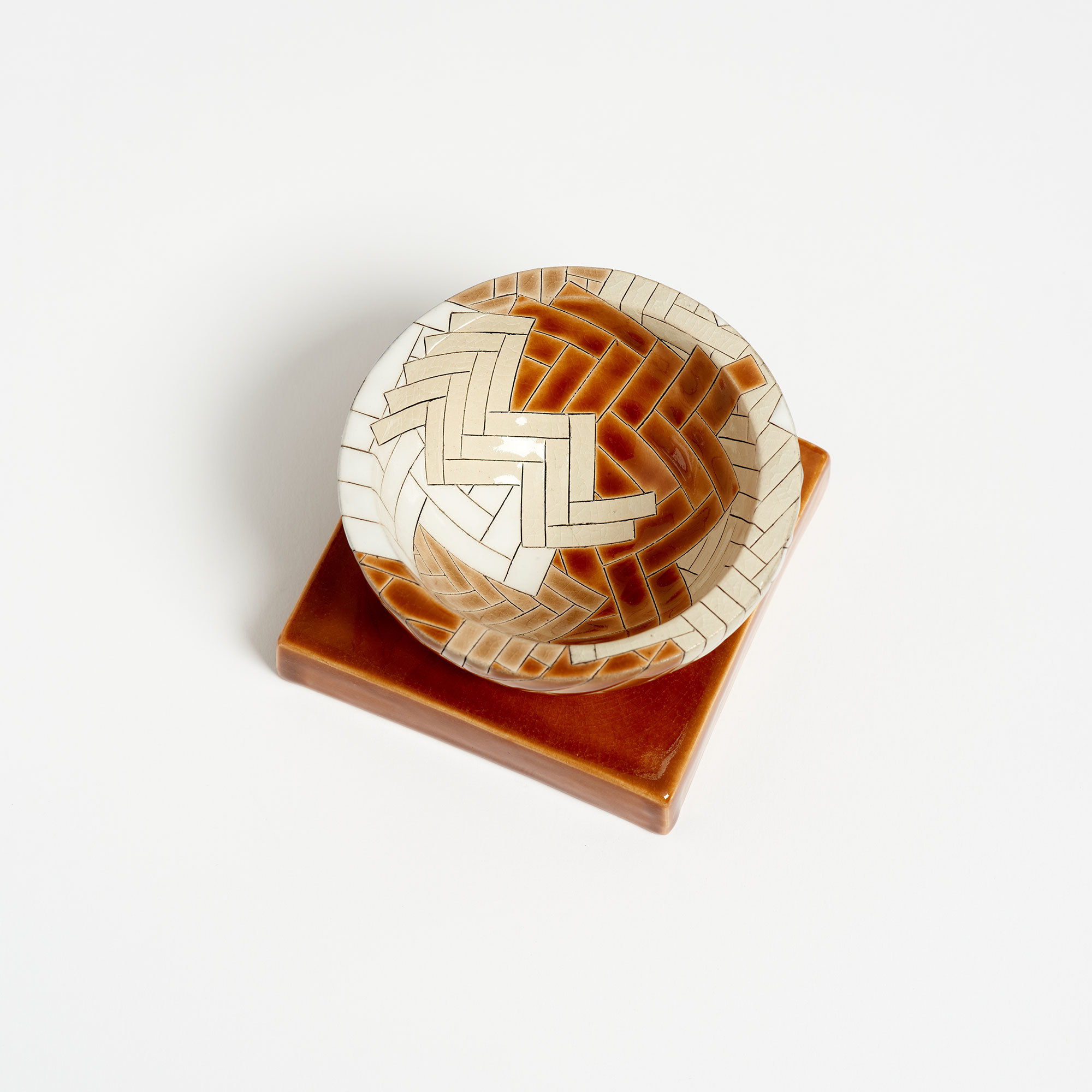 Hand-Crafted Small Ceramic 'Gathering' Bowl - Catasand - Frances Priest Fine Ceramics Gathering Bowl Catasand The Garnered Above