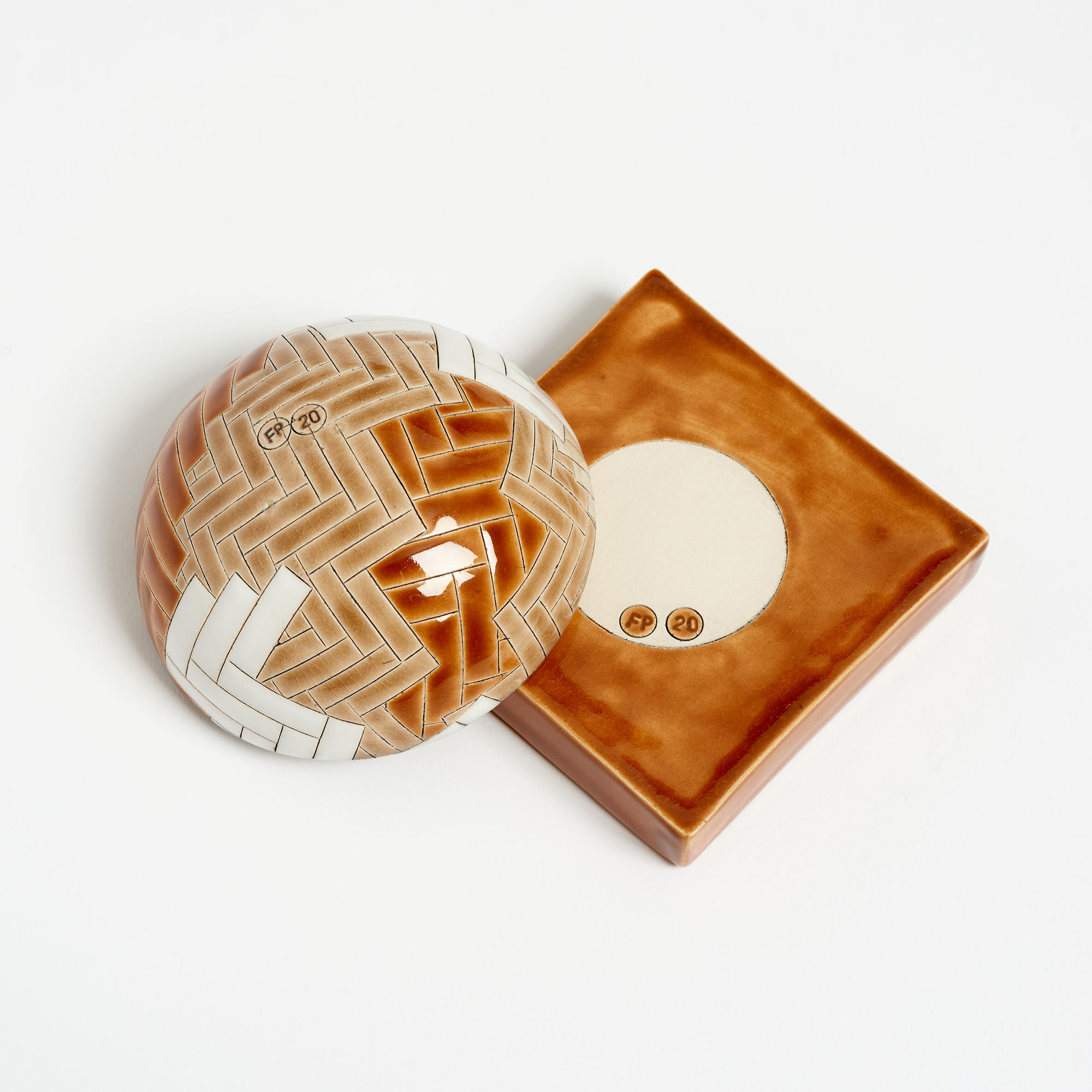Hand-Crafted Small Ceramic 'Gathering' Bowl - Catasand - Frances Priest Fine Ceramics Gathering Bowl Catasand The Garnered Back