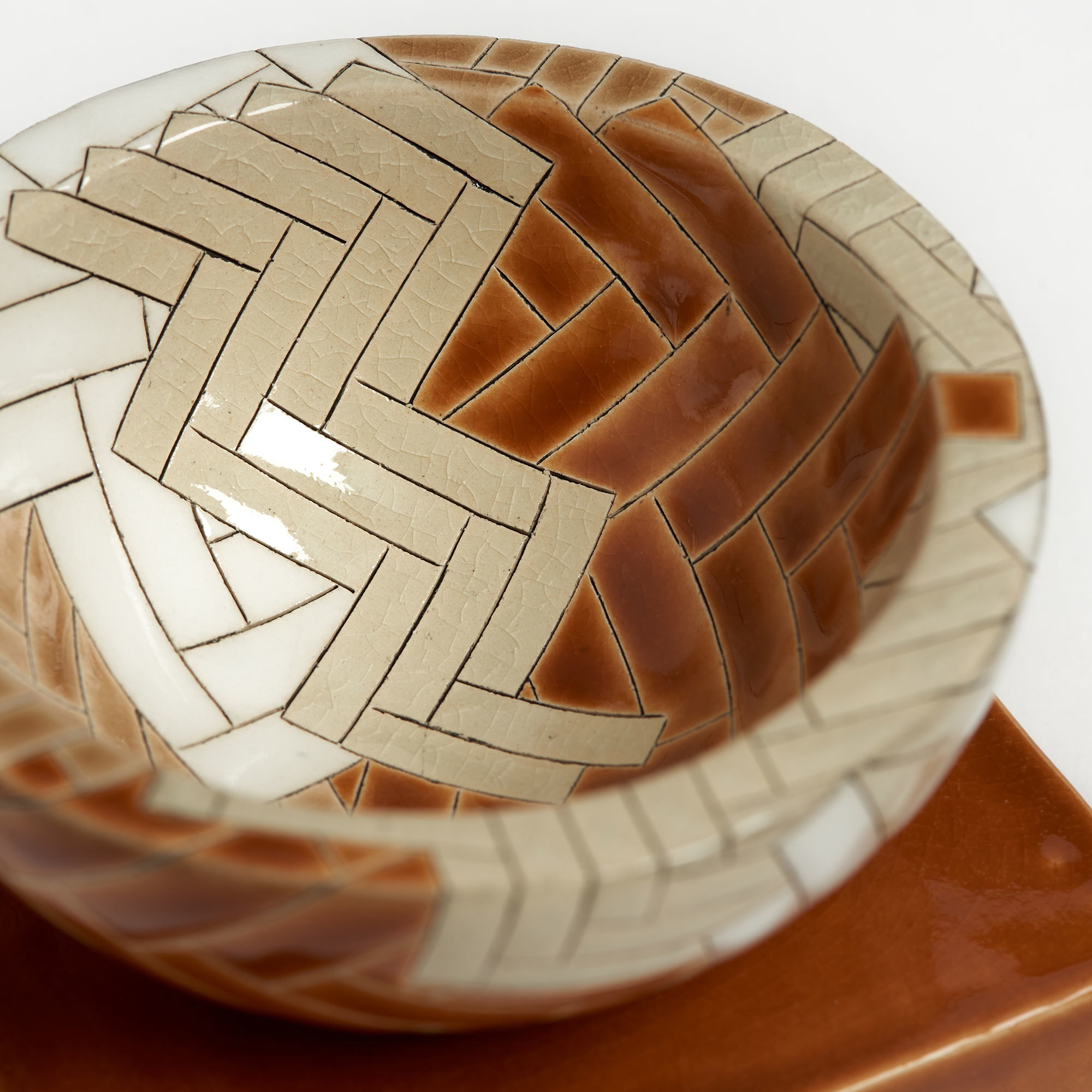 Hand-Crafted Small Ceramic 'Gathering' Bowl - Catasand - Frances Priest Fine Ceramics Gathering Bowl Catasand The Garnered Close