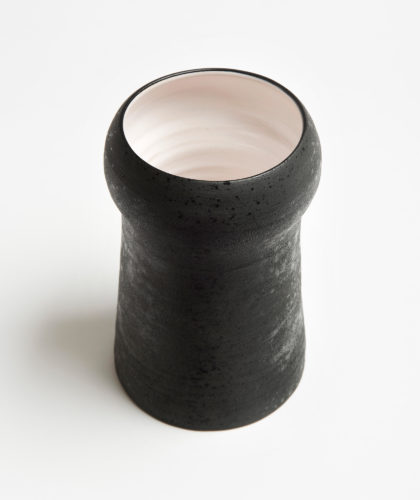 The Garnered - Large Black Stupa Vase Kathy Erteman Ceramics The Garnered 18