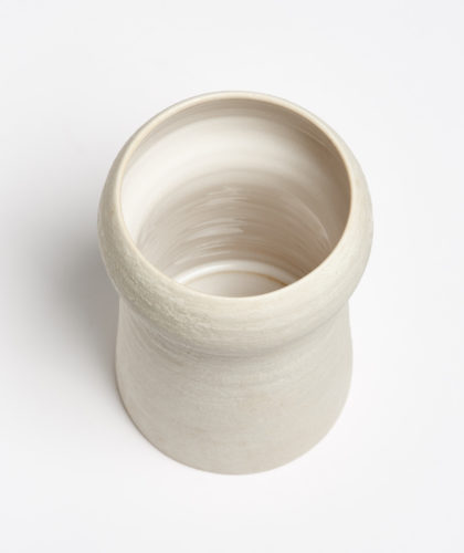 The Garnered - Large White Stupa Vase Kathy Erteman Ceramics The Garnered 3