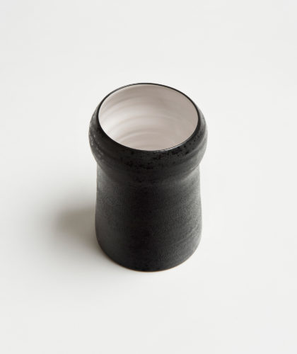 The Garnered - Small Black Stupa Vase Kathy Erteman Ceramics The Garnered 36 Copy