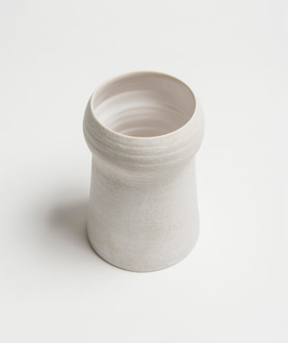 The Garnered - Small White Stupa Vase Kathy Erteman Ceramics The Garnered 30 Copy