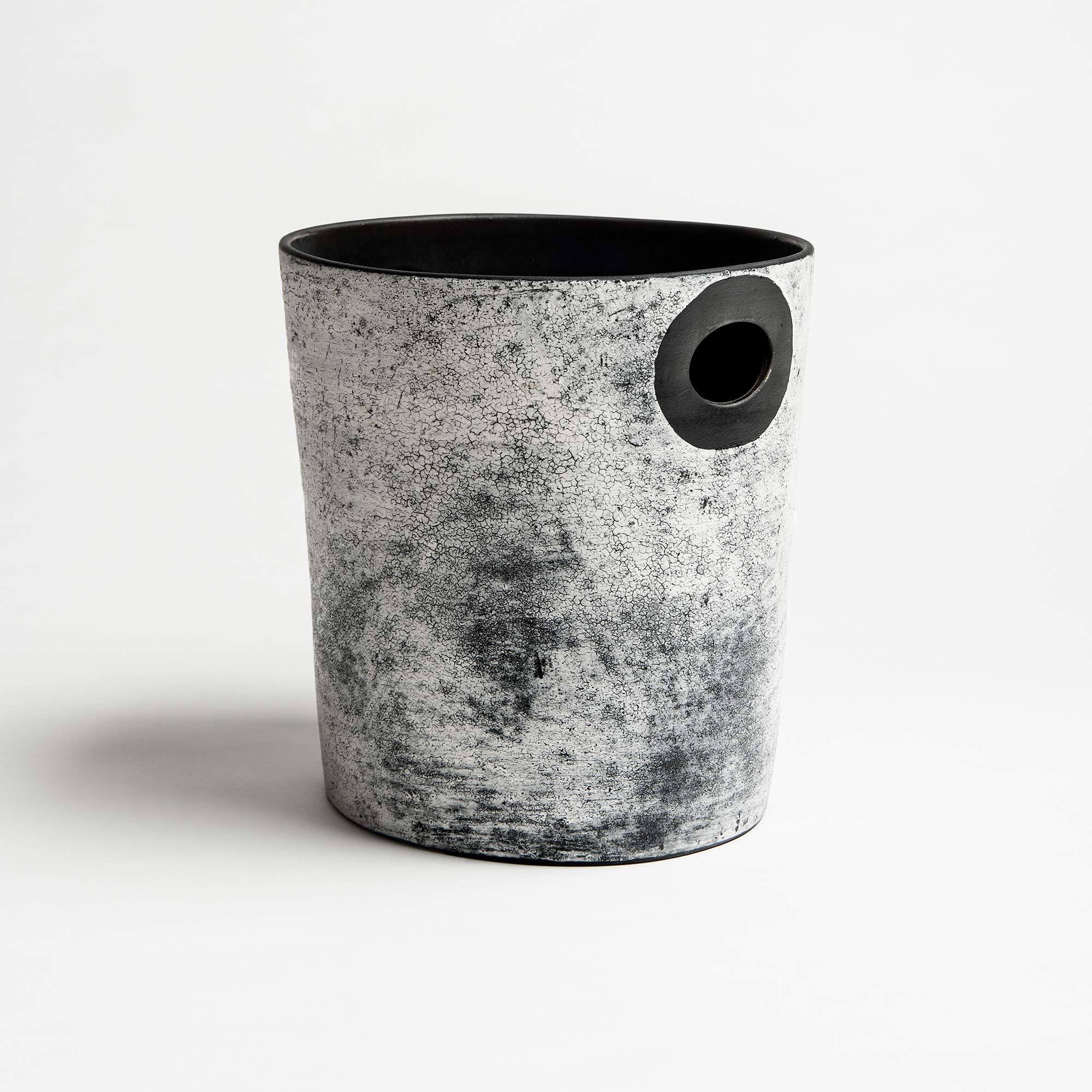 Bucket Vessel with Handles - Bucket Vessel Kathy Erteman Ceramics The Garnered 60 Copy