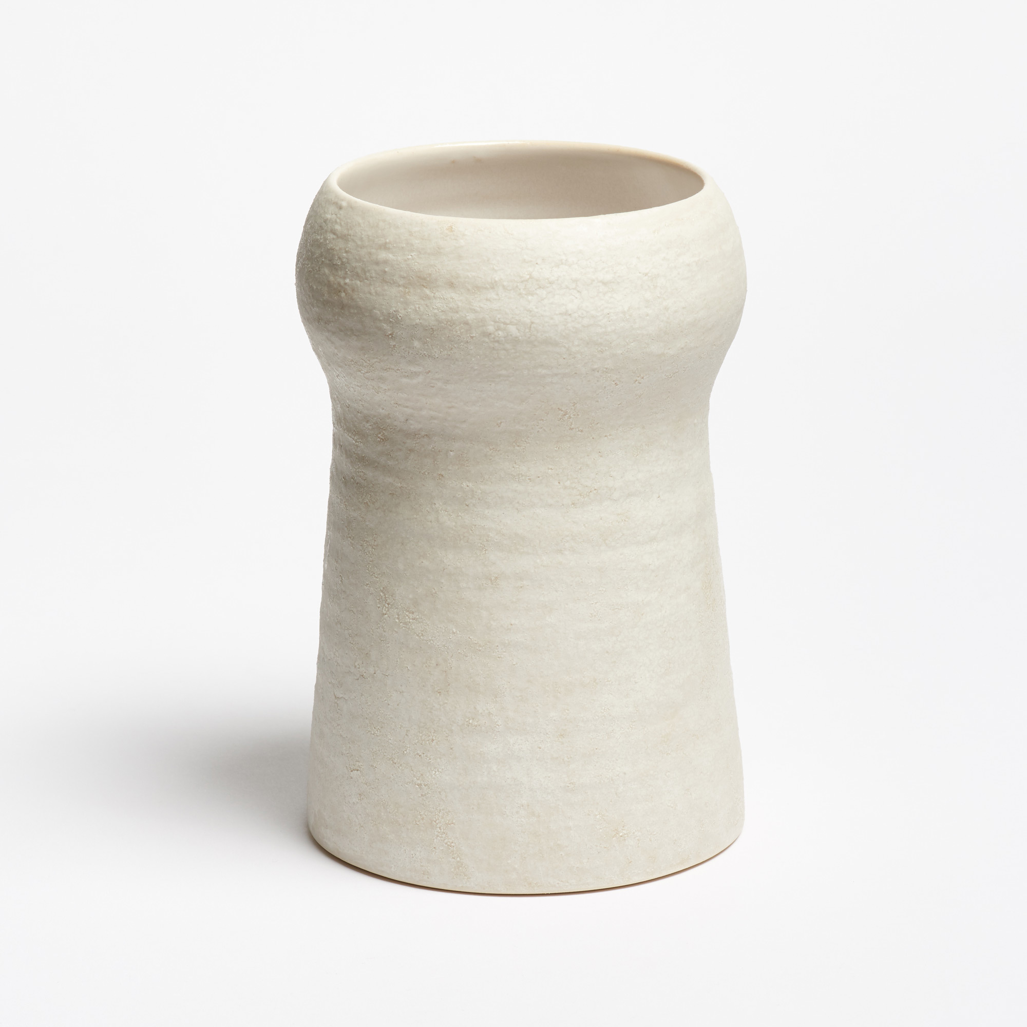 The Garnered - Large White Stupa Vase Kathy Erteman Ceramics The Garnered 6