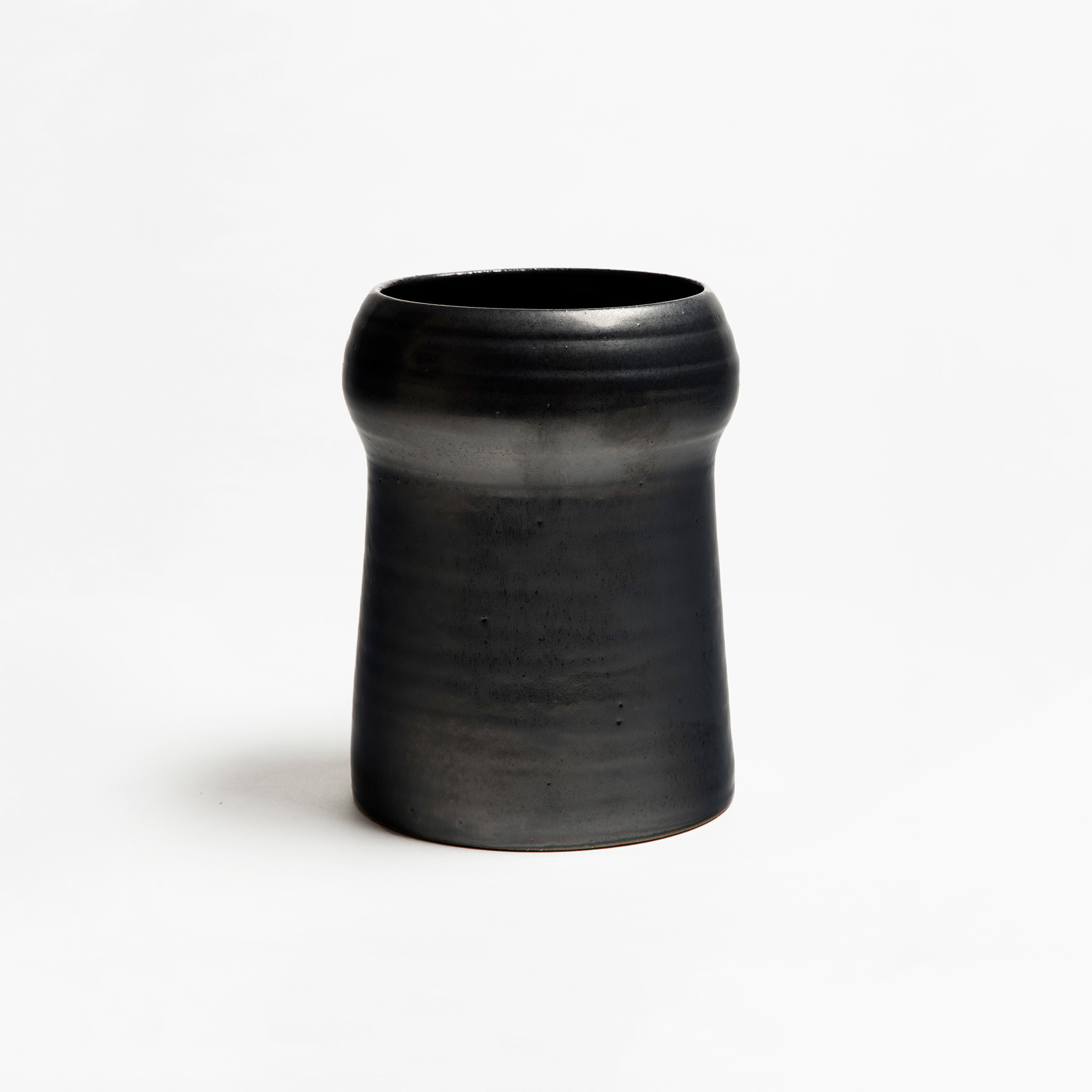 Small Pewter Stoneware Stupa Vase - Small Pewter Stupa Vase Kathy Erteman Ceramics The Garnered 40 Copy