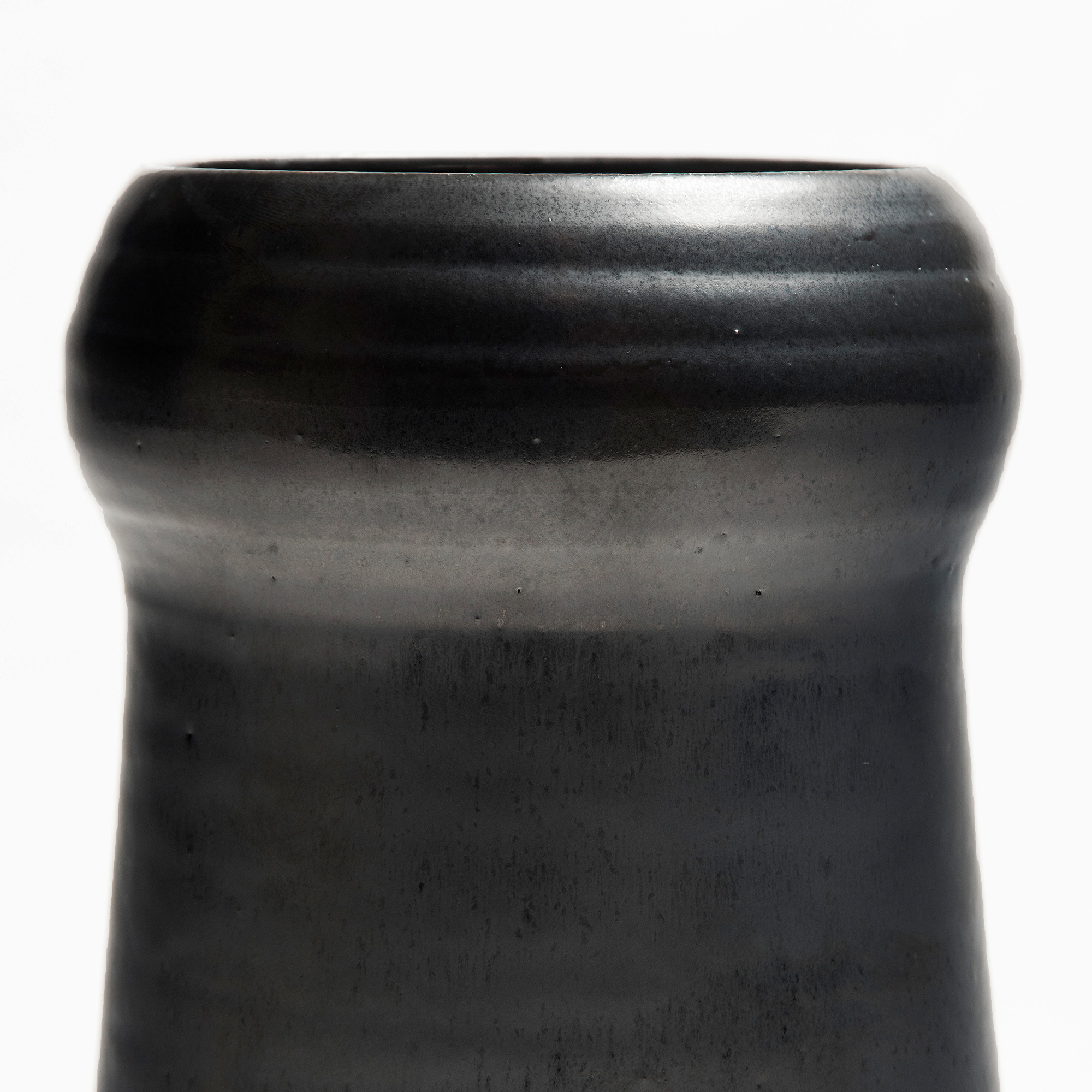 Small Pewter Stoneware Stupa Vase - Small Pewter Stupa Vase Kathy Erteman Ceramics The Garnered 44 Copy