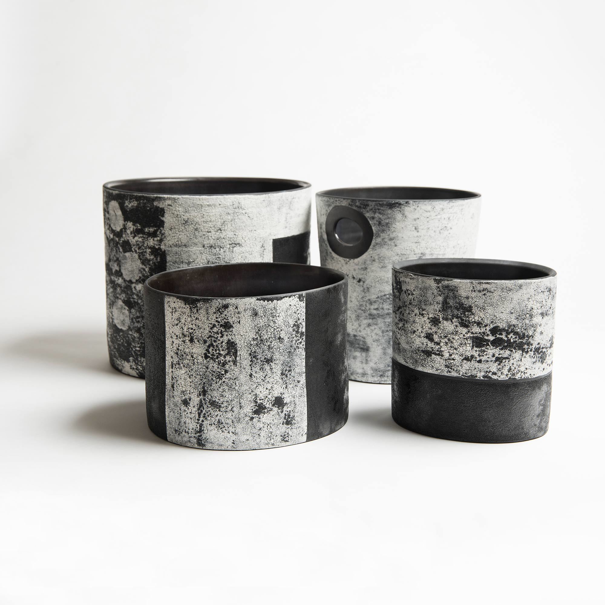 Bucket Vessel with Handles - Unique Vessel Kathy Erteman Ceramics The Garnered 82