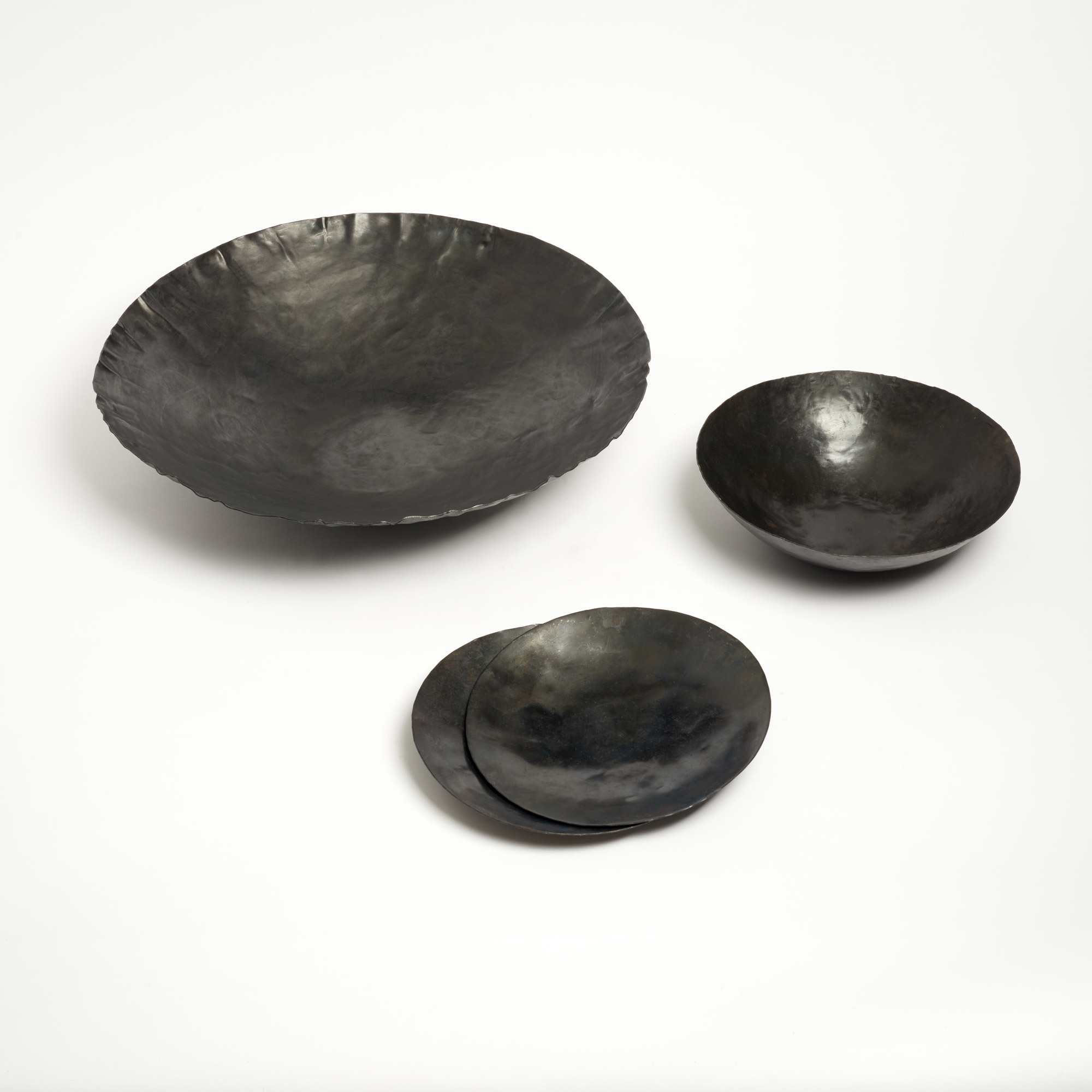 Small Burned Steel Bowl - Mad Et Len Bowls Plate The Garnered 6