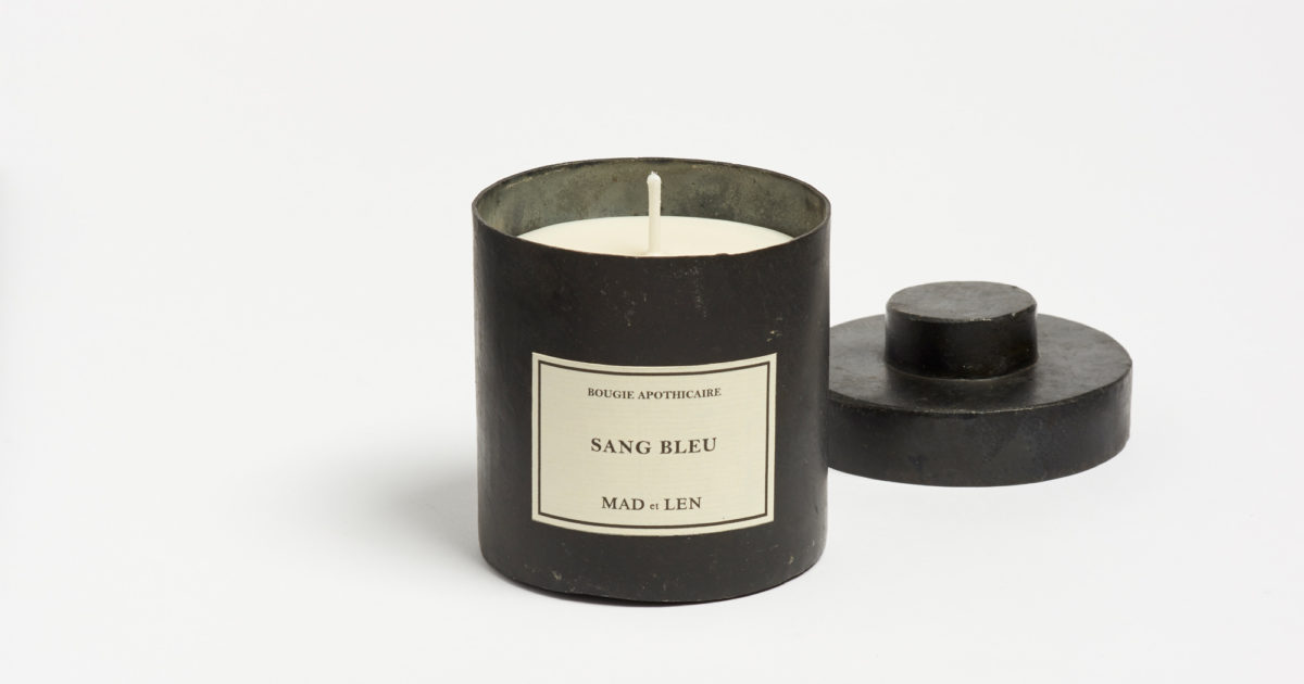 Mad et Len Artisan Scented Candle – Sang Bleu | The Garnered