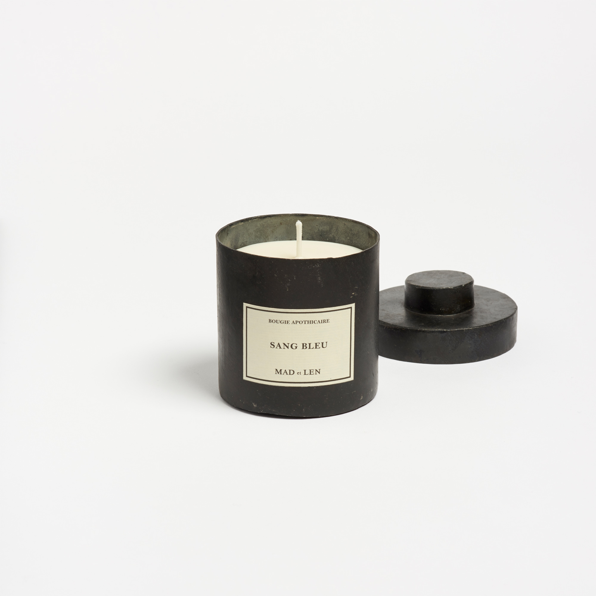 ‘Sang Bleu’ Artisan Candle - Sang Bleu Black Classic Candle Mad Et Len Candles The Garnered 5