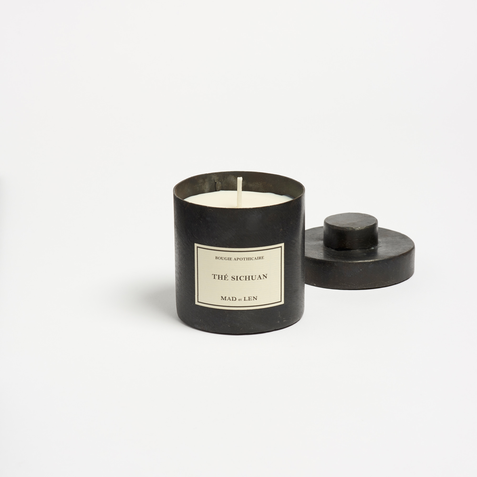 ‘Thé Sichuan’ Artisan Candle - Thé Sichuan Black Classic Candle Mad Et Len Candles The Garnered 7