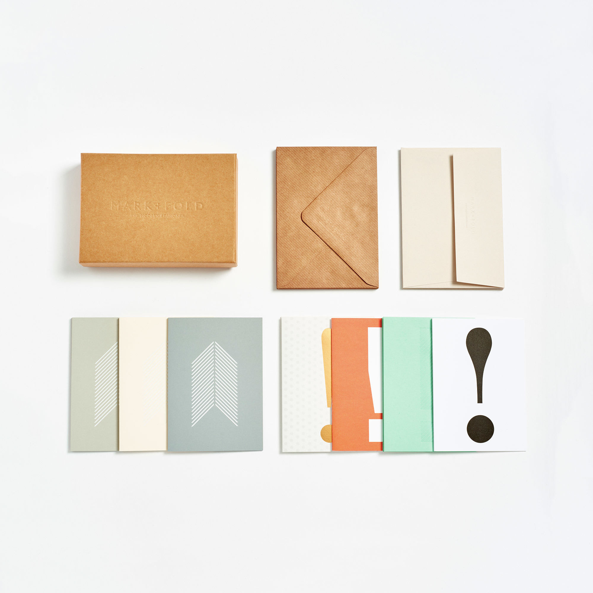 The Garnered - Assorted Card Box Mark And Fold Stationery The Garnered Grid