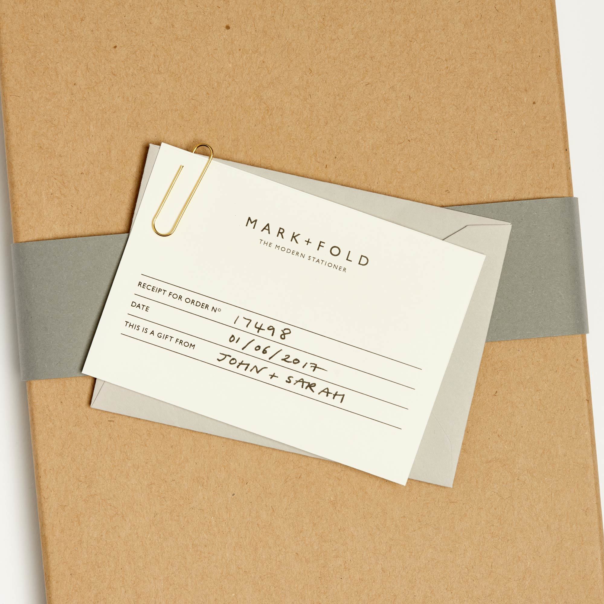 Personalised Stationery Gift Set - Fathers Day Gift Set Mark And Fold Stationery The Garnered 6