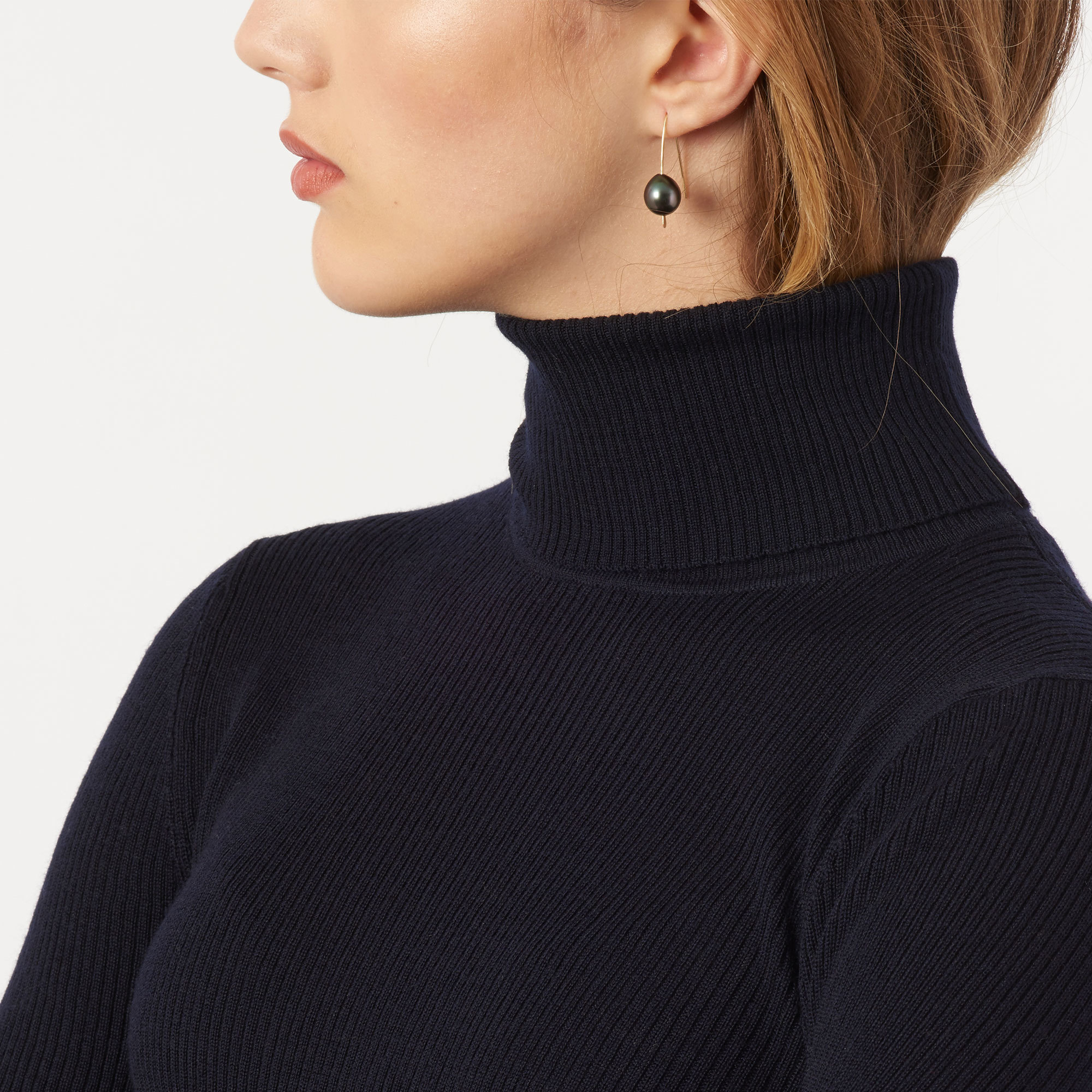 14k Gold Black Tahitian Pearl Drop Earrings The Garnered Ships From Us In 1 Week