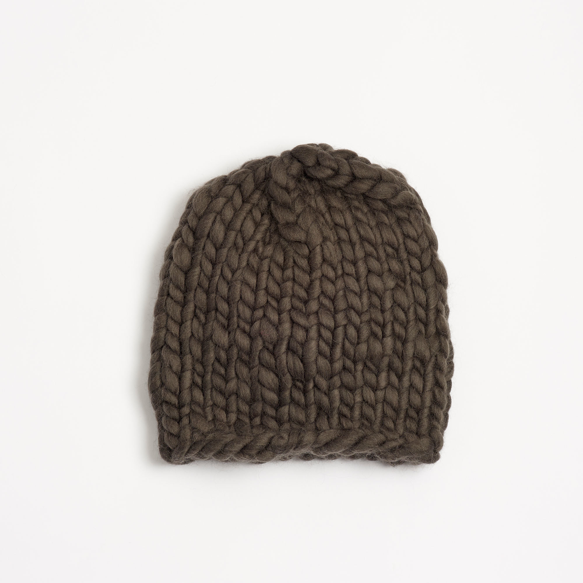 Men's Beanie Carbon Hand-Crocheted Merino Wool Hat - Carbon Beanie Men Mischa Lampert Hats The Garnered 38