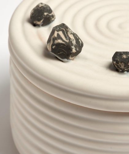 The Garnered - Ripple Rock Container Object And Totem Ceramics The Garnered 10