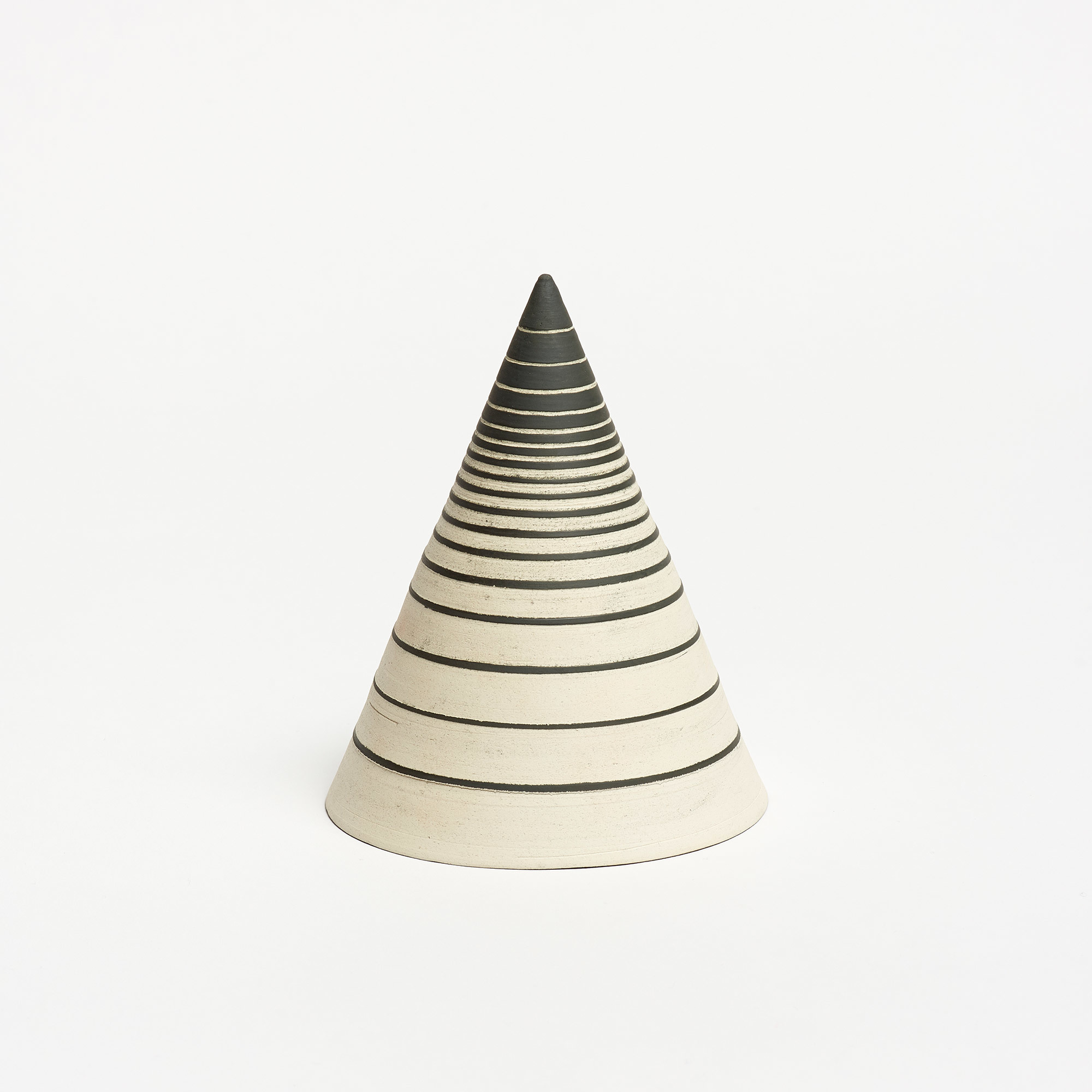 Undulation Cone - Cone Object And Totem Ceramics The Garnered 12
