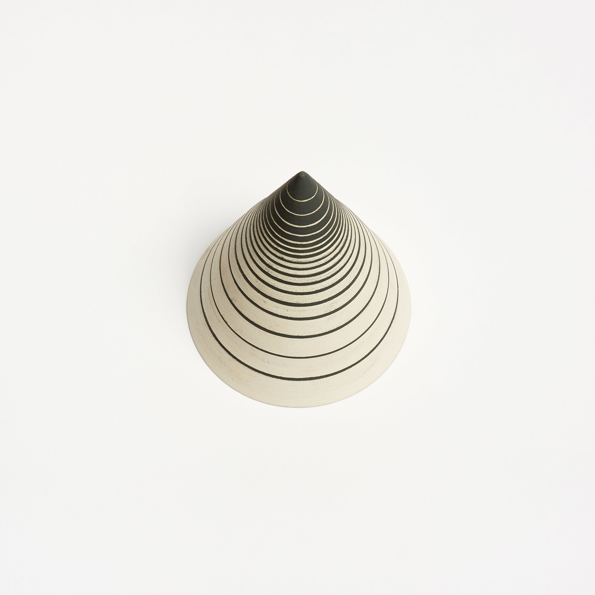Undulation Cone - Cone Object And Totem Ceramics The Garnered 2