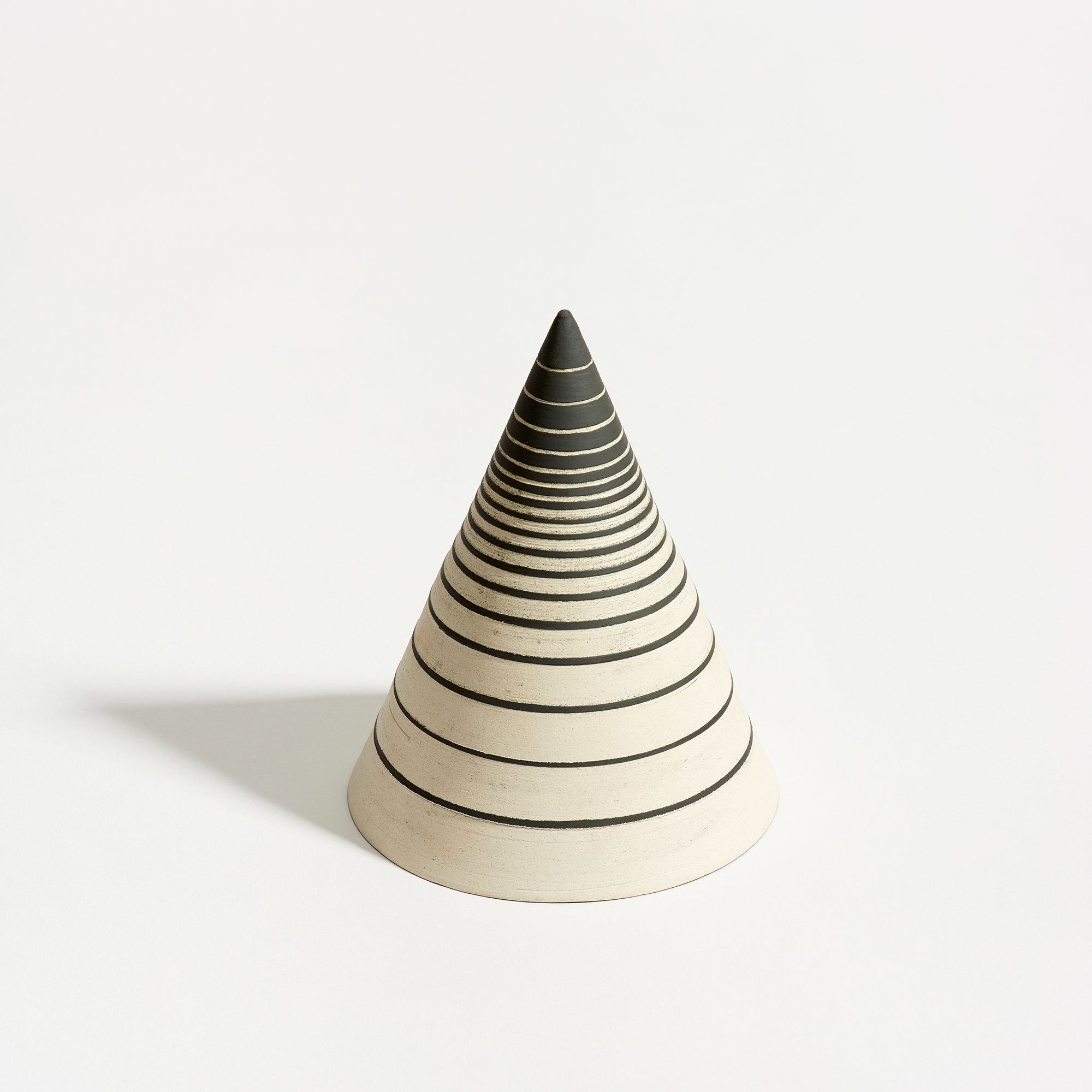 Undulation Cone - Cone Object And Totem Ceramics The Garnered 3