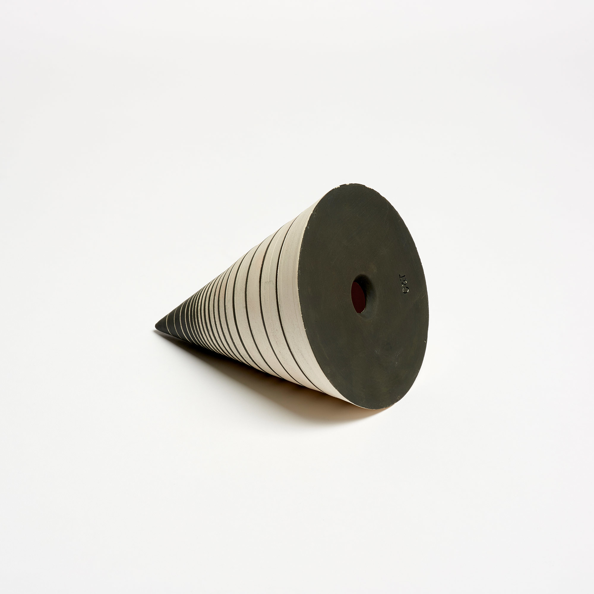 Undulation Cone - Cone Object And Totem Ceramics The Garnered 4