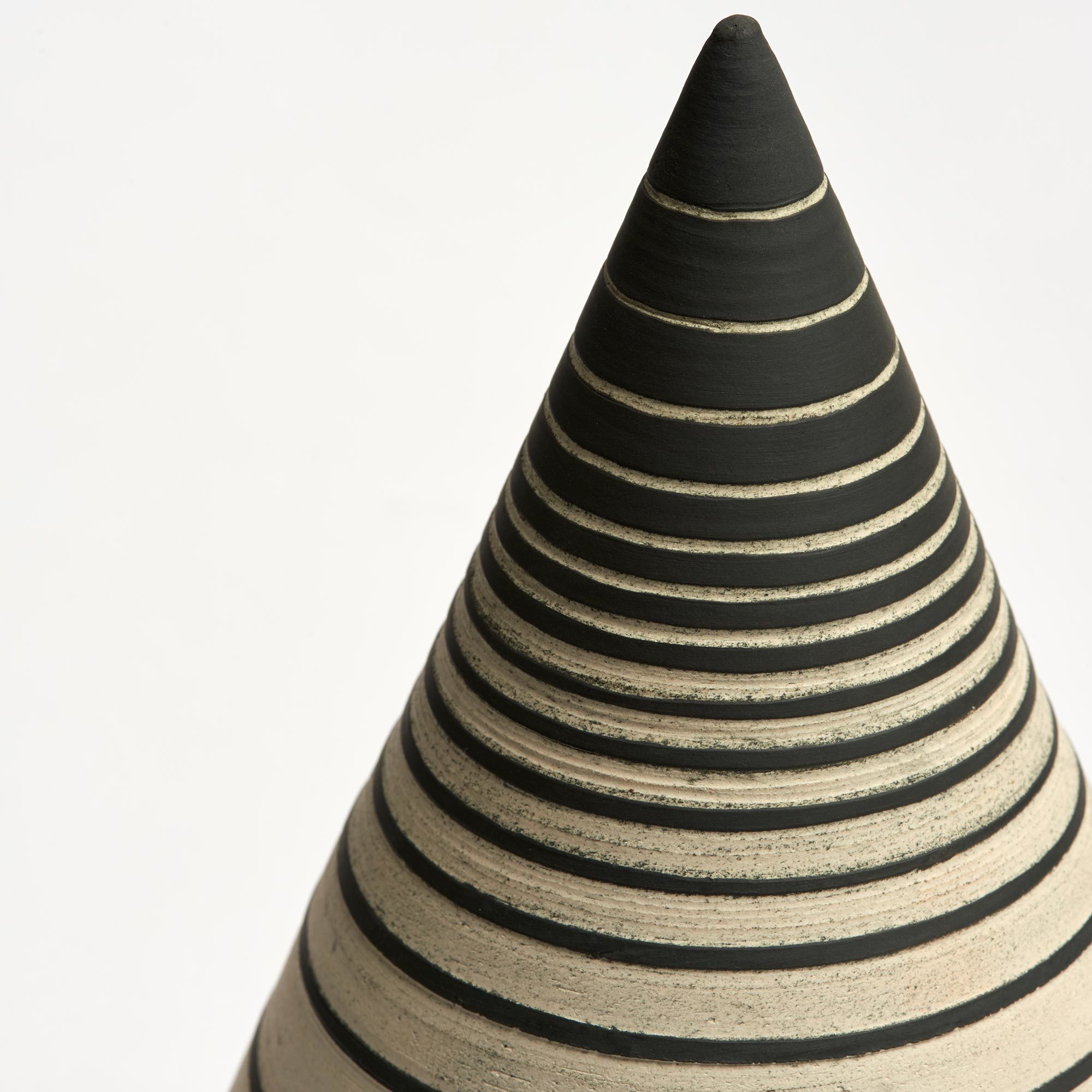 Undulation Cone - Cone Object And Totem Ceramics The Garnered 5